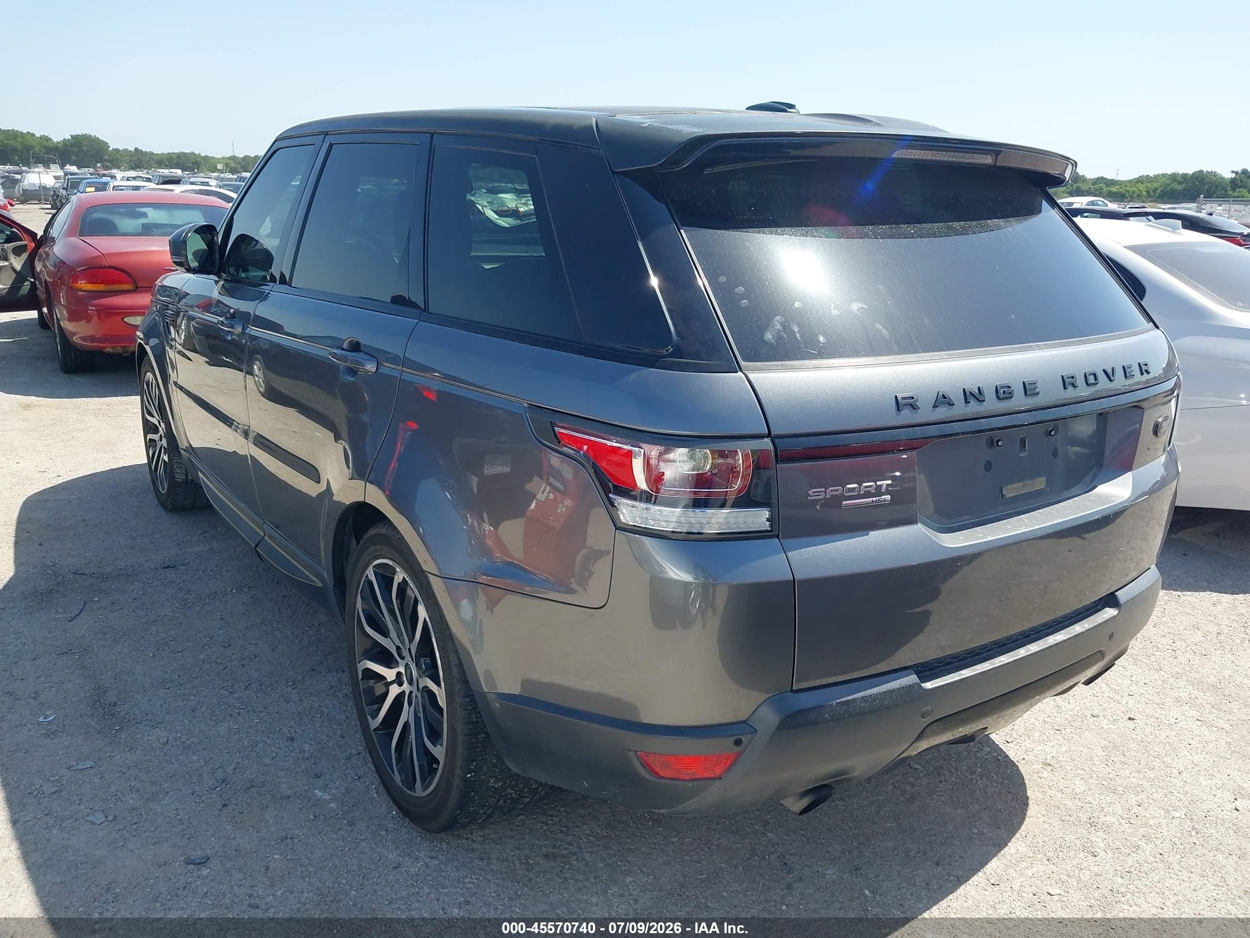 2014 Land Rover Range Rover Sport 3.0l V6 Supercharged Hse Gray vin: SALWR2VF1EA300116