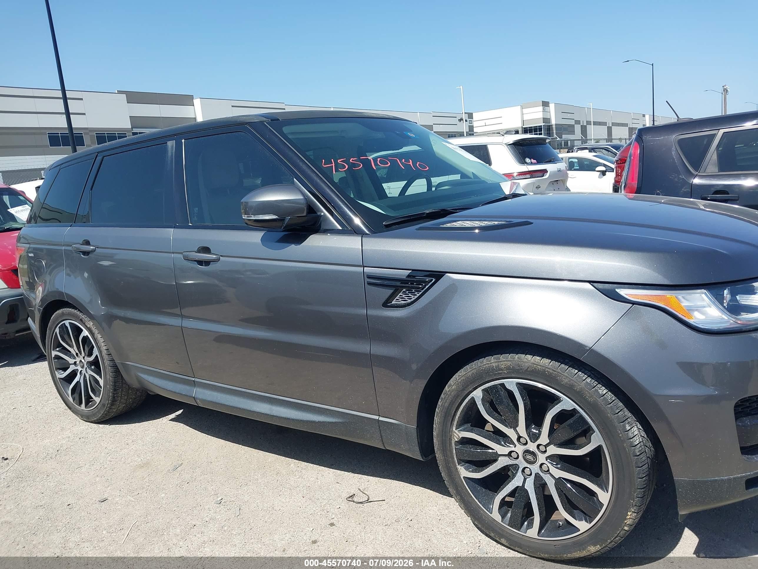 2014 Land Rover Range Rover Sport 3.0l V6 Supercharged Hse Gray vin: SALWR2VF1EA300116
