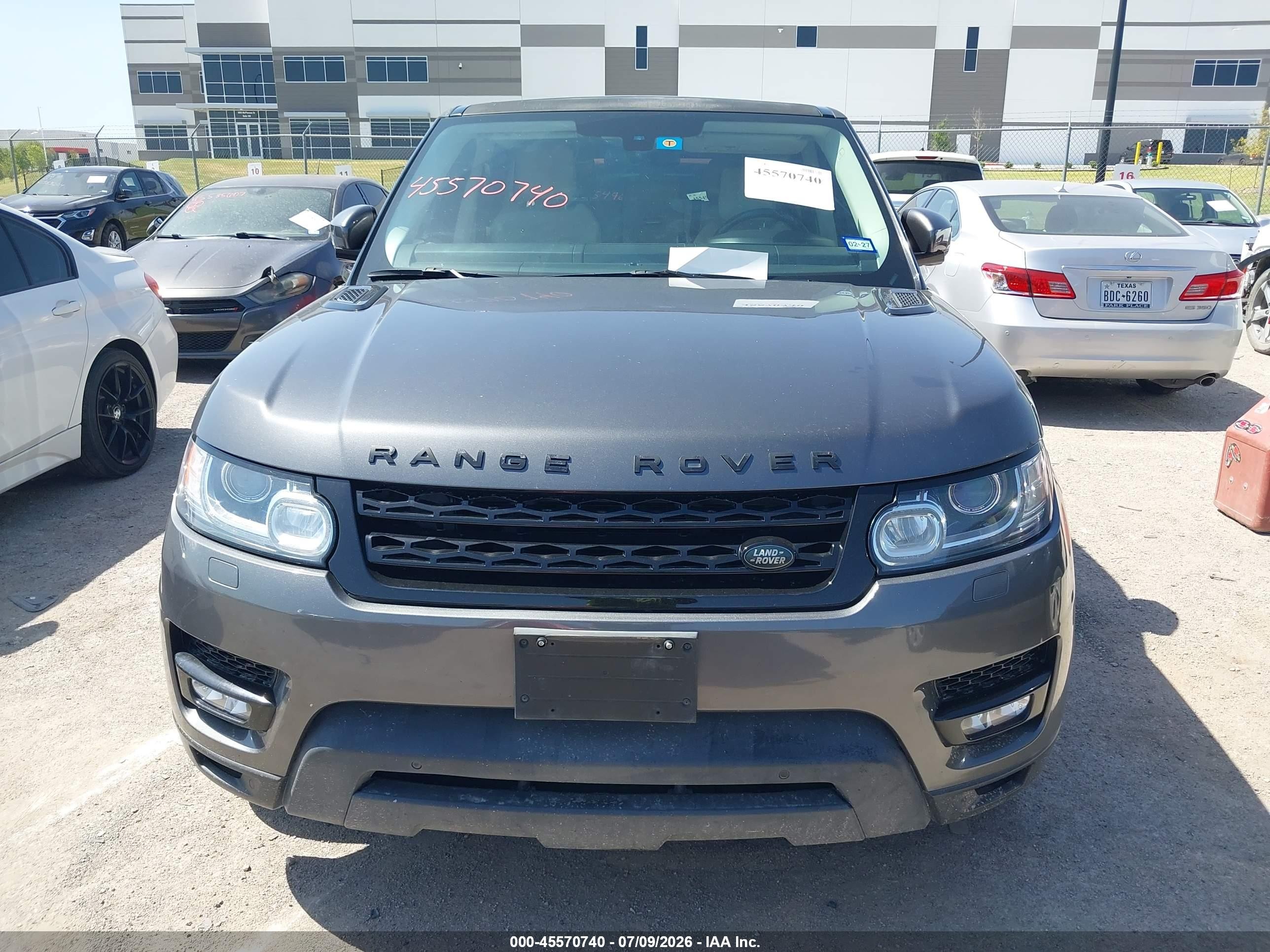 2014 Land Rover Range Rover Sport 3.0l V6 Supercharged Hse Gray vin: SALWR2VF1EA300116