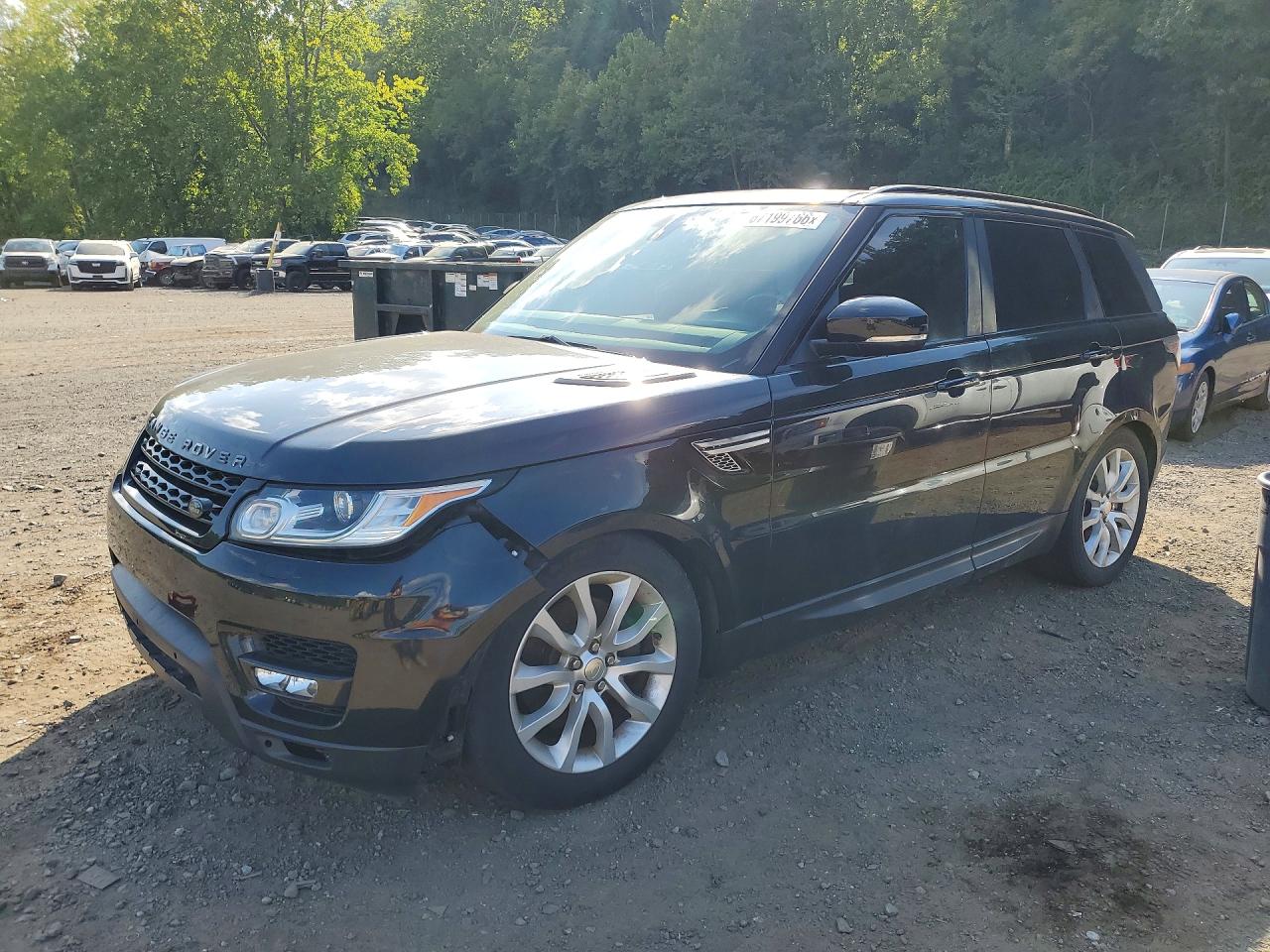 2015 Land Rover Range Rover Sport Hse Черный vin: SALWR2VF1FA511897