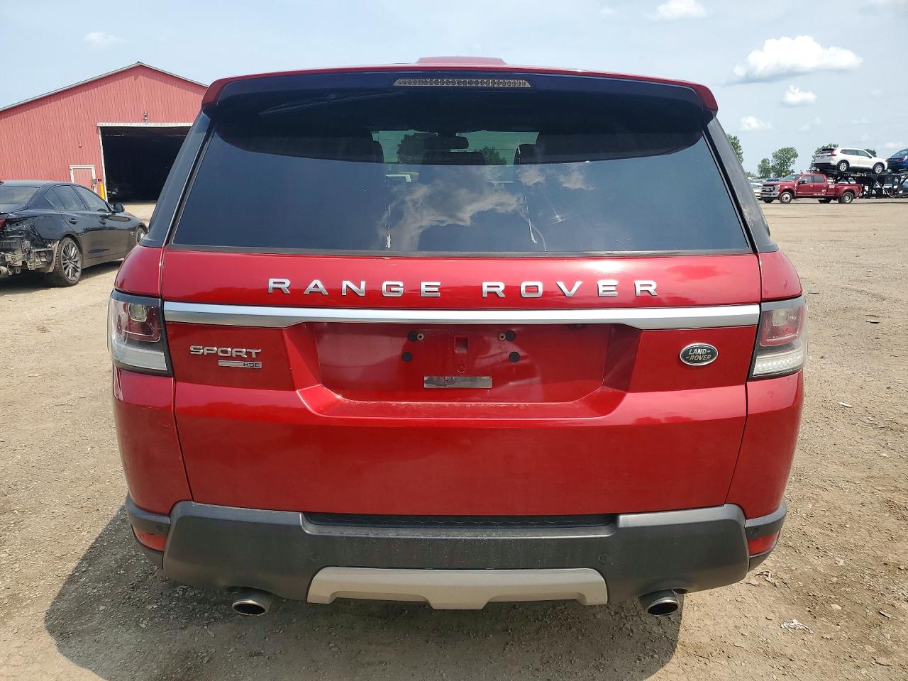 2015 Land Rover Range Rover Sport Hse Red vin: SALWR2VF1FA615208