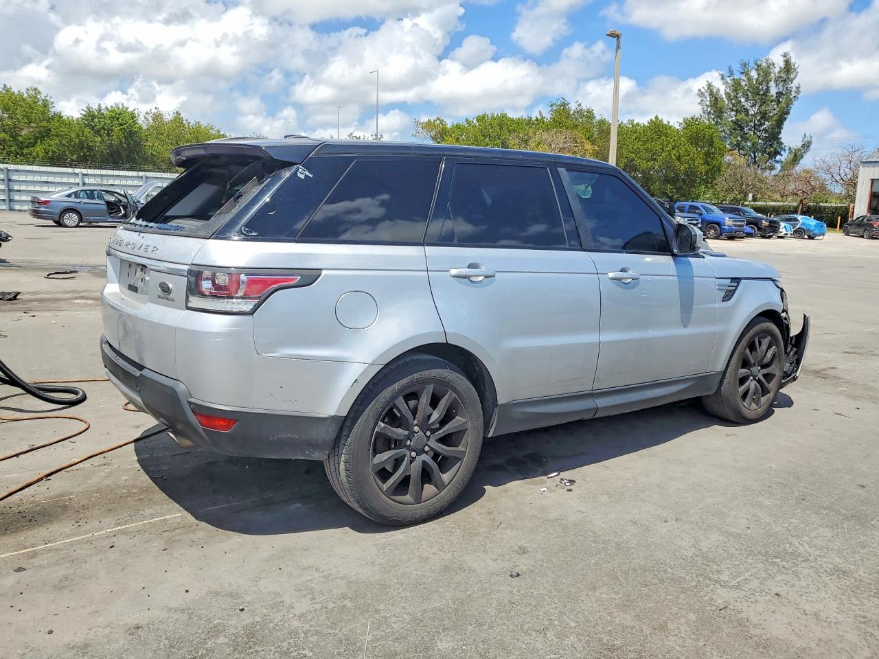 2015 Land Rover Range Rover Sport Hse Silver vin: SALWR2VF1FA624104