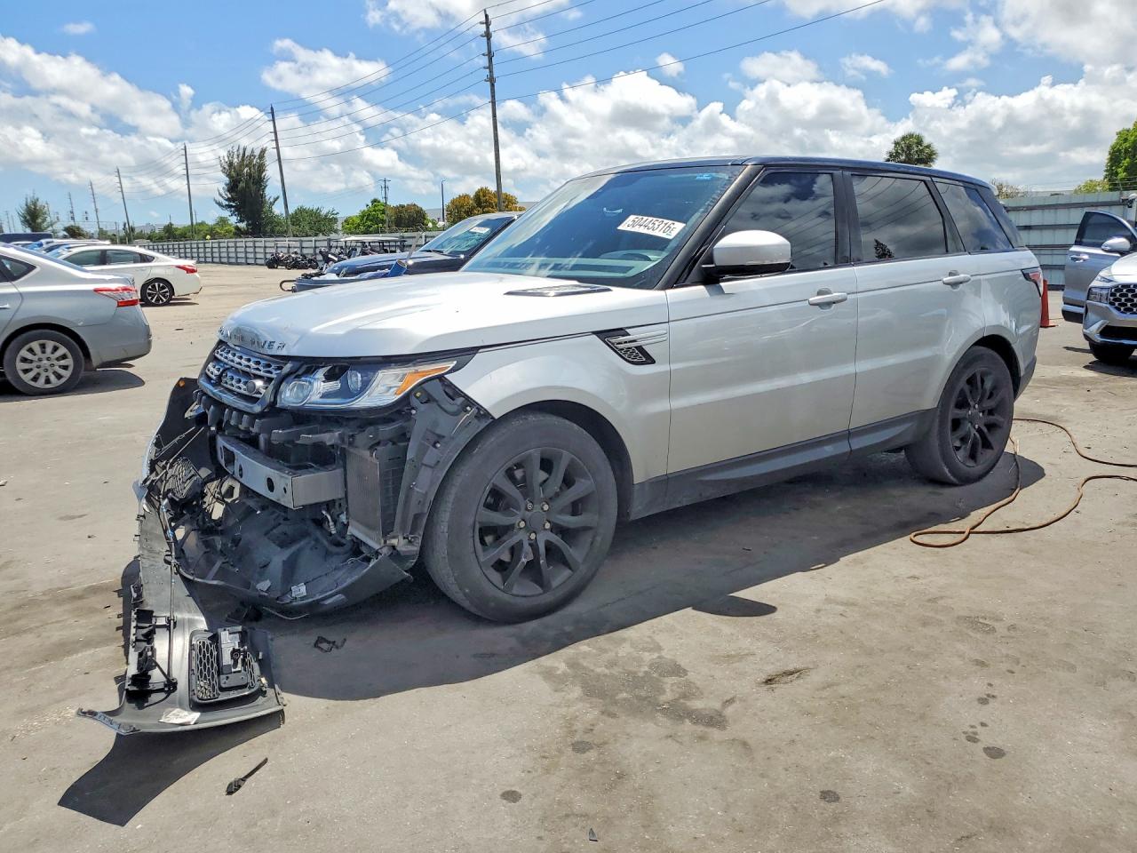 2015 Land Rover Range Rover Sport Hse Silver vin: SALWR2VF1FA624104