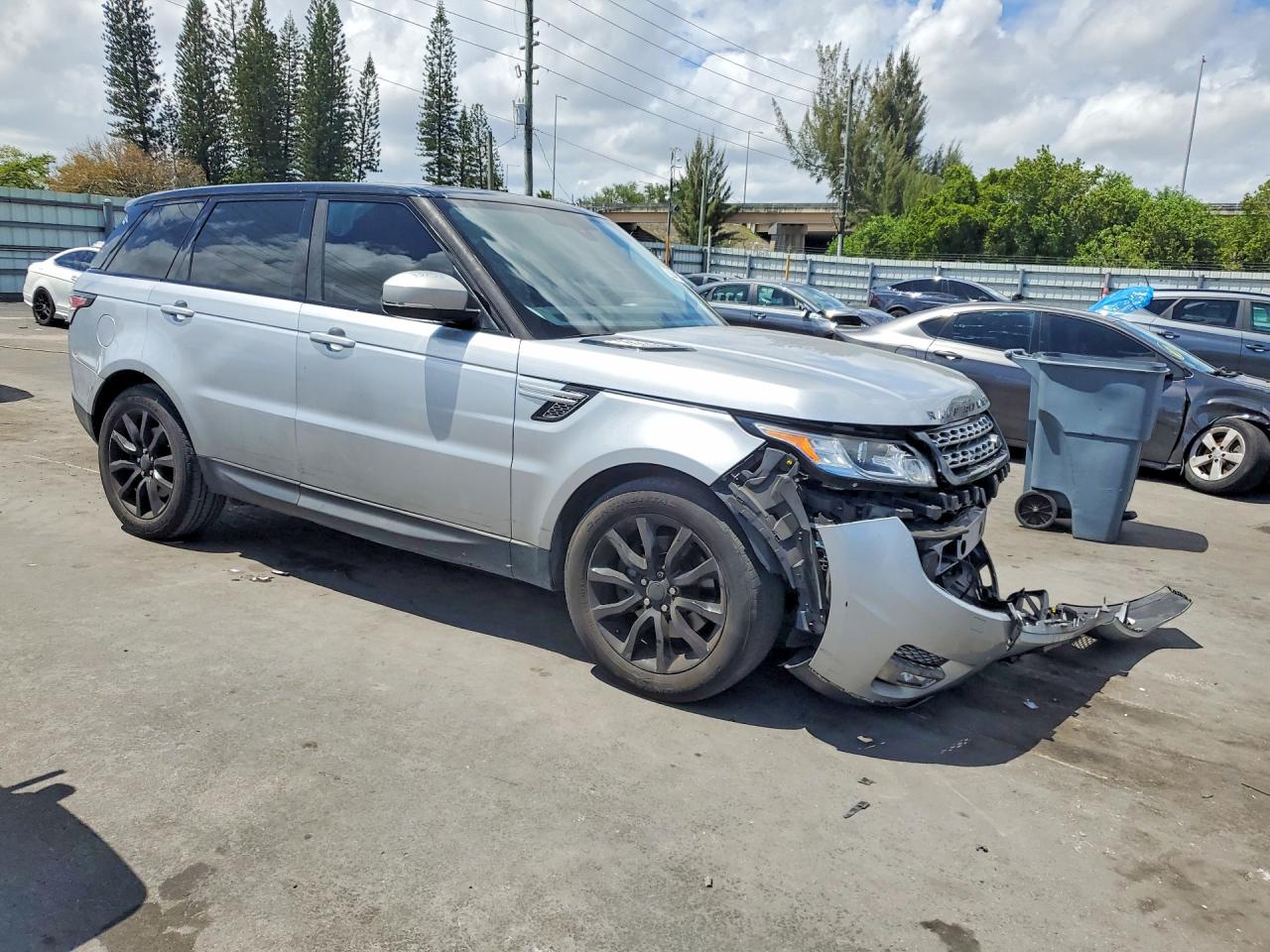 2015 Land Rover Range Rover Sport Hse Silver vin: SALWR2VF1FA624104