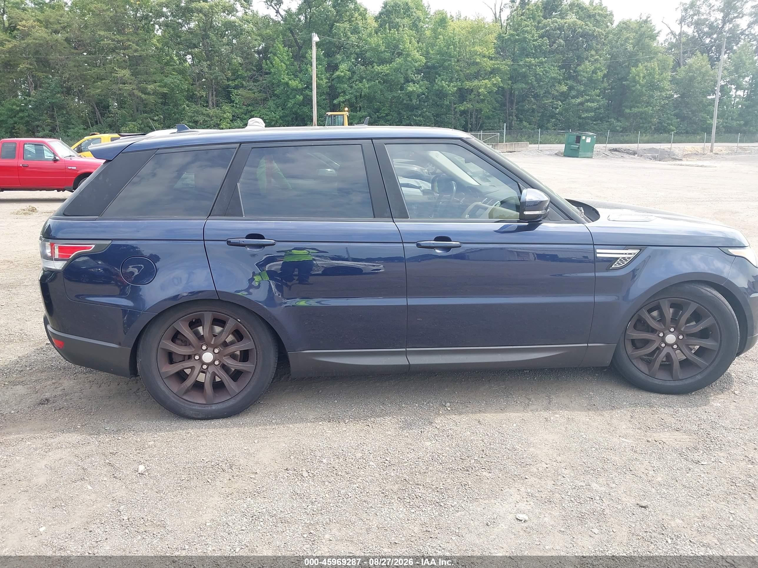 2015 Land Rover Range Rover Sport 3.0l V6 Supercharged Hse Dark Blue vin: SALWR2VF1FA627567