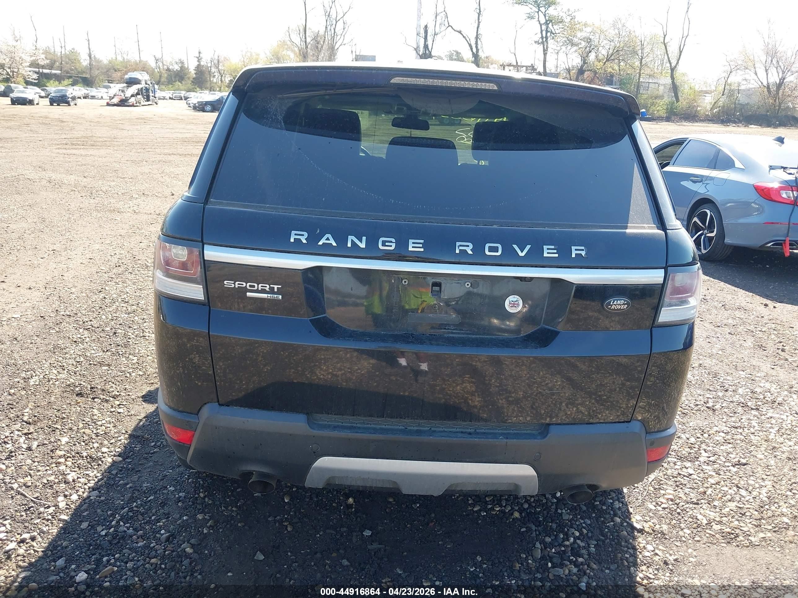 2014 Land Rover Range Rover Sport 3.0l V6 Supercharged Hse Black vin: SALWR2VF2EA302781