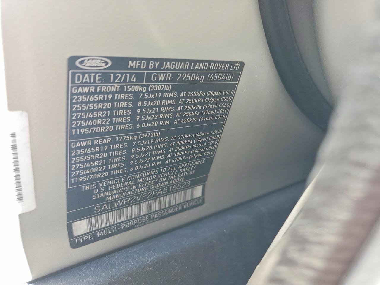 2015 Land Rover Range Rover Sport Hse Beige vin: SALWR2VF2FA515523