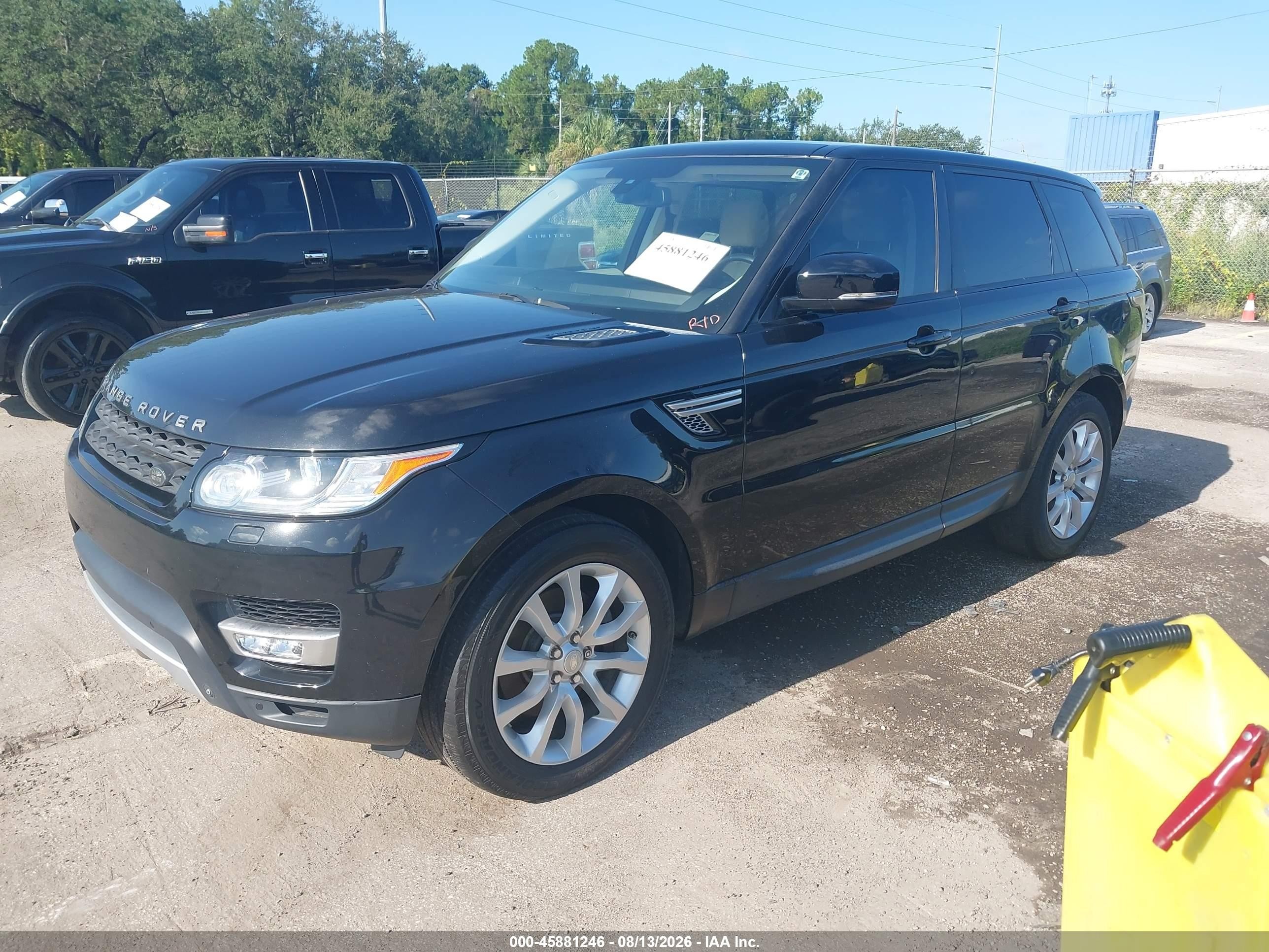 2015 Land Rover Range Rover Sport 3.0l V6 Supercharged Hse Black vin: SALWR2VF2FA519877