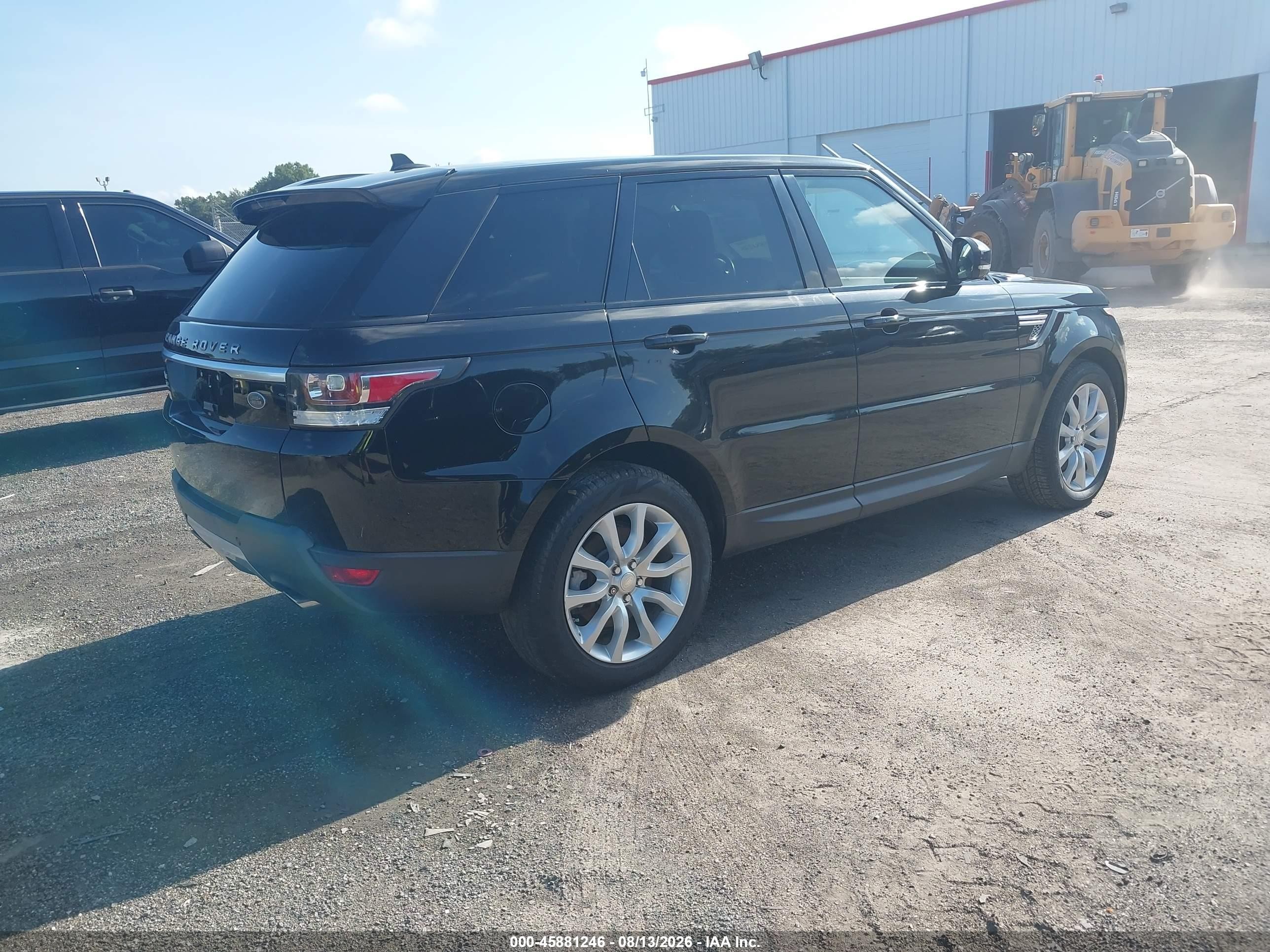 2015 Land Rover Range Rover Sport 3.0l V6 Supercharged Hse Black vin: SALWR2VF2FA519877