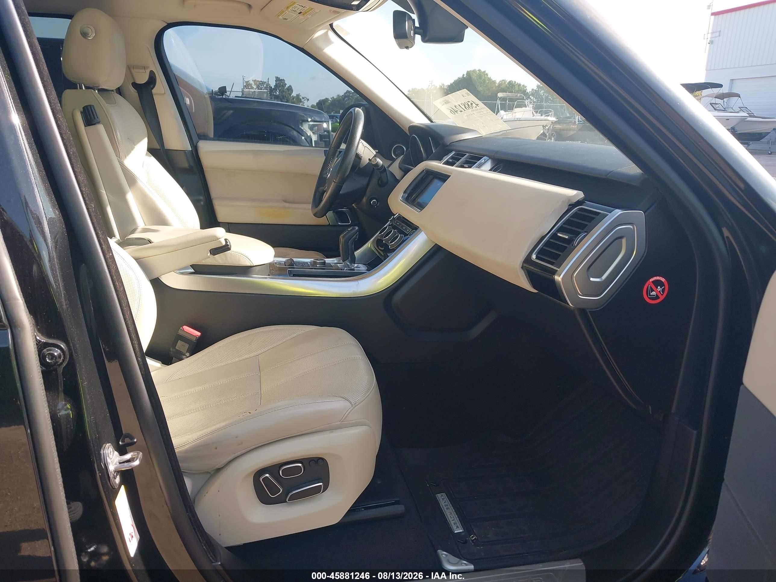 2015 Land Rover Range Rover Sport 3.0l V6 Supercharged Hse Black vin: SALWR2VF2FA519877