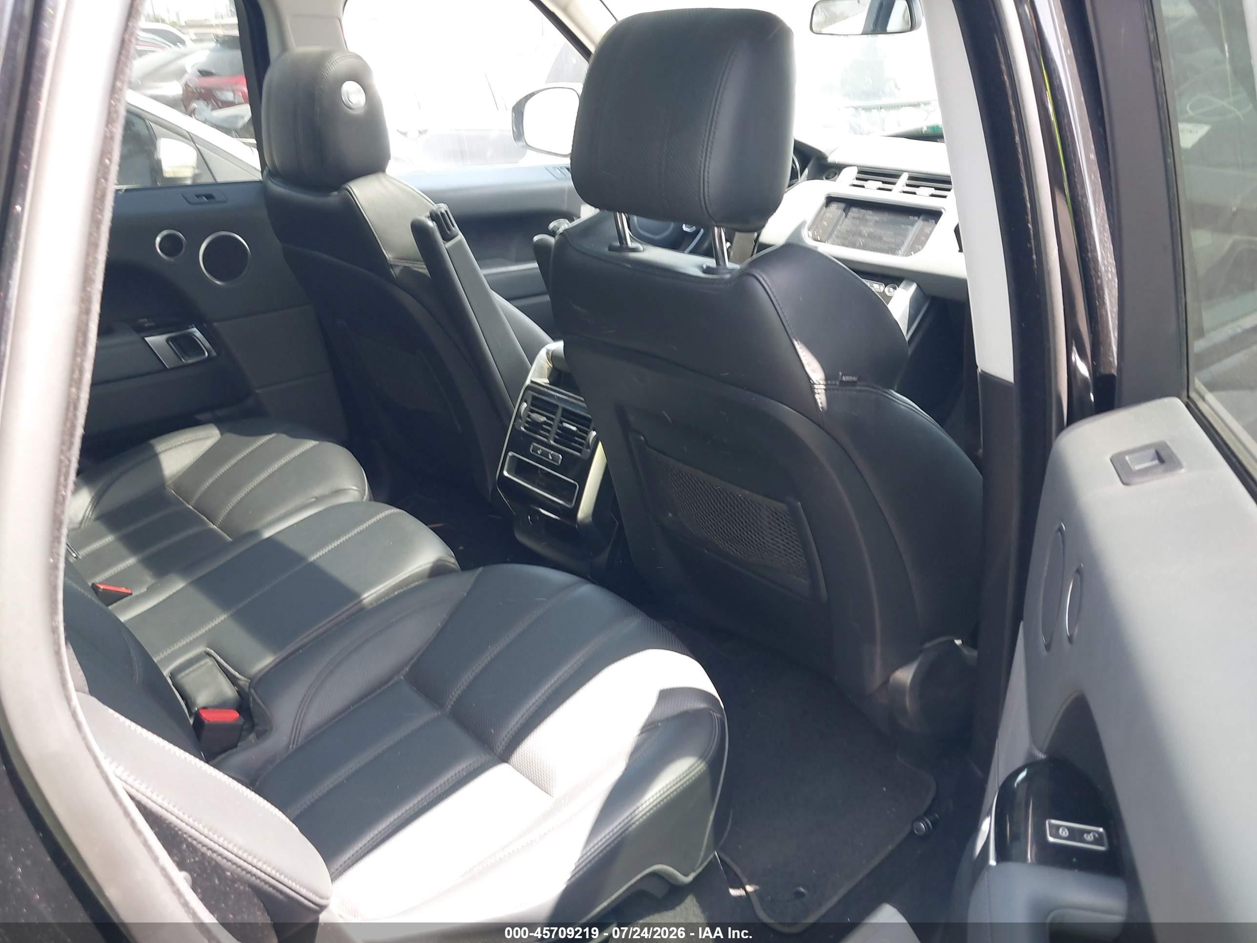 2015 Land Rover Range Rover Sport 3.0l V6 Supercharged Hse Black vin: SALWR2VF2FA522567