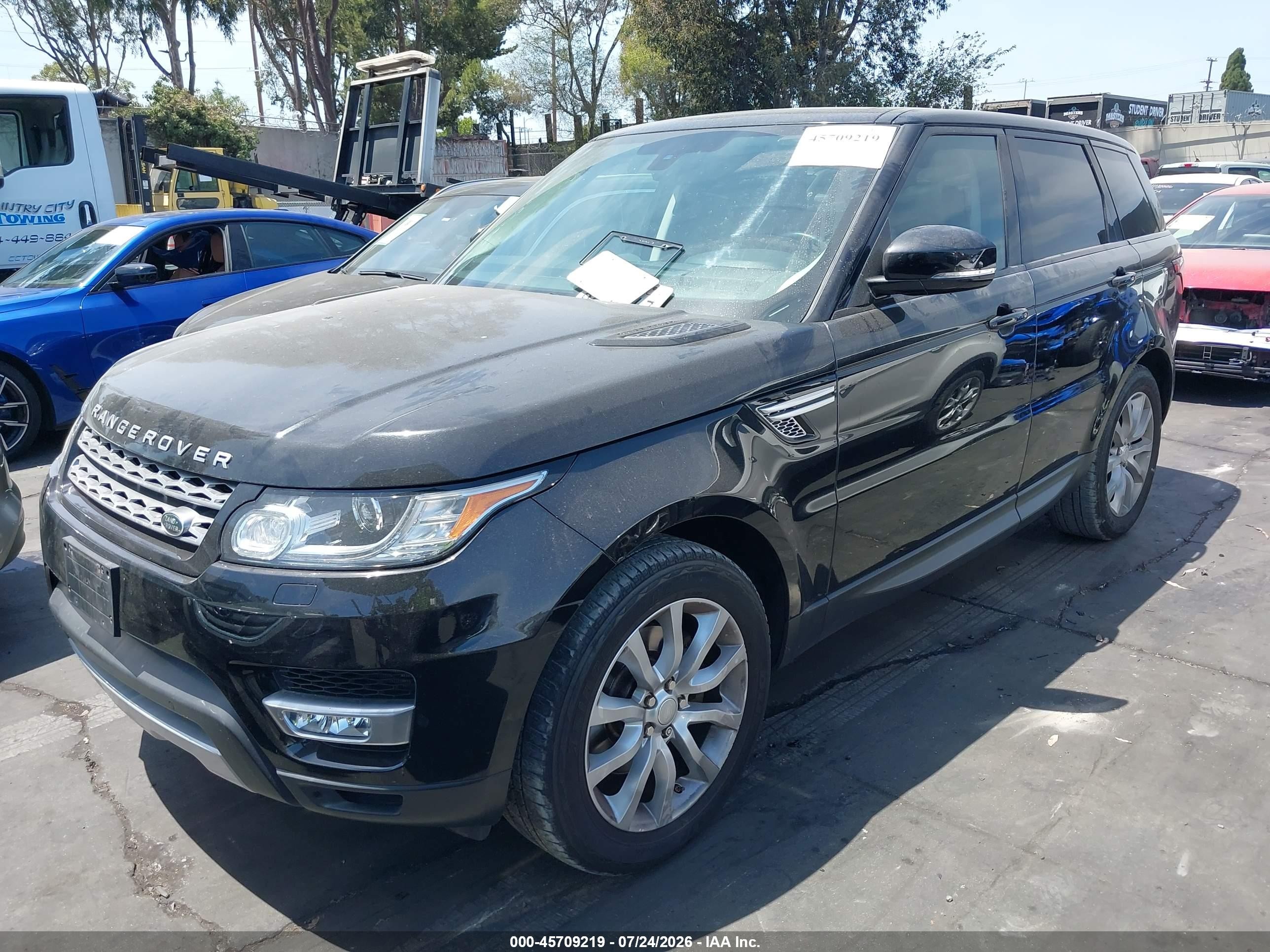 2015 Land Rover Range Rover Sport 3.0l V6 Supercharged Hse Black vin: SALWR2VF2FA522567