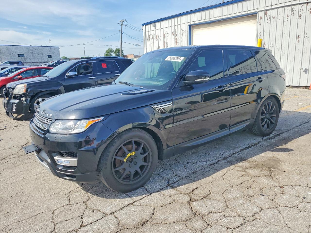 2015 Land Rover Range Rover Sport Hse Черный vin: SALWR2VF2FA527154