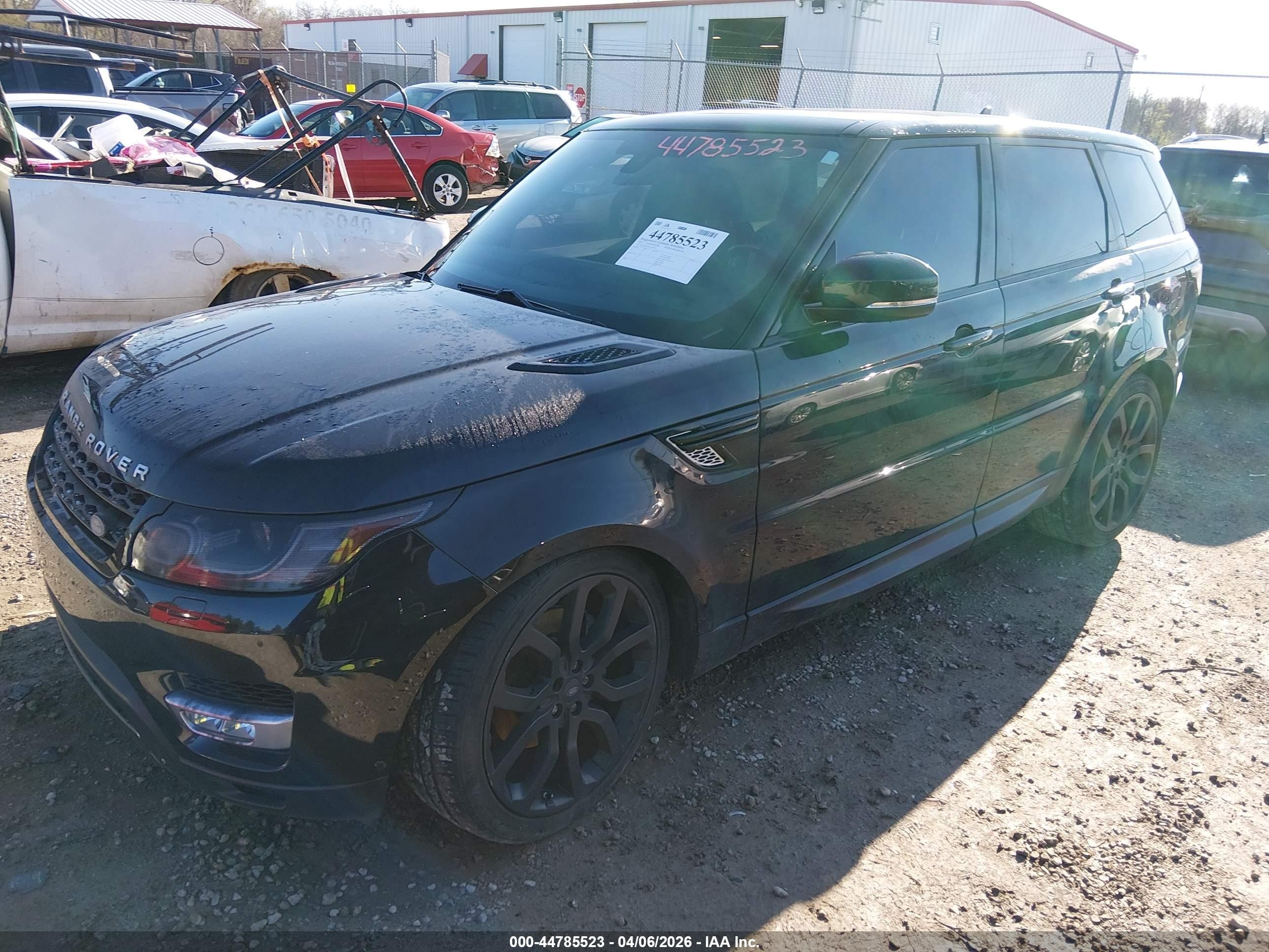 2015 Land Rover Range Rover Sport 3.0l V6 Supercharged Hse Black vin: SALWR2VF2FA615444