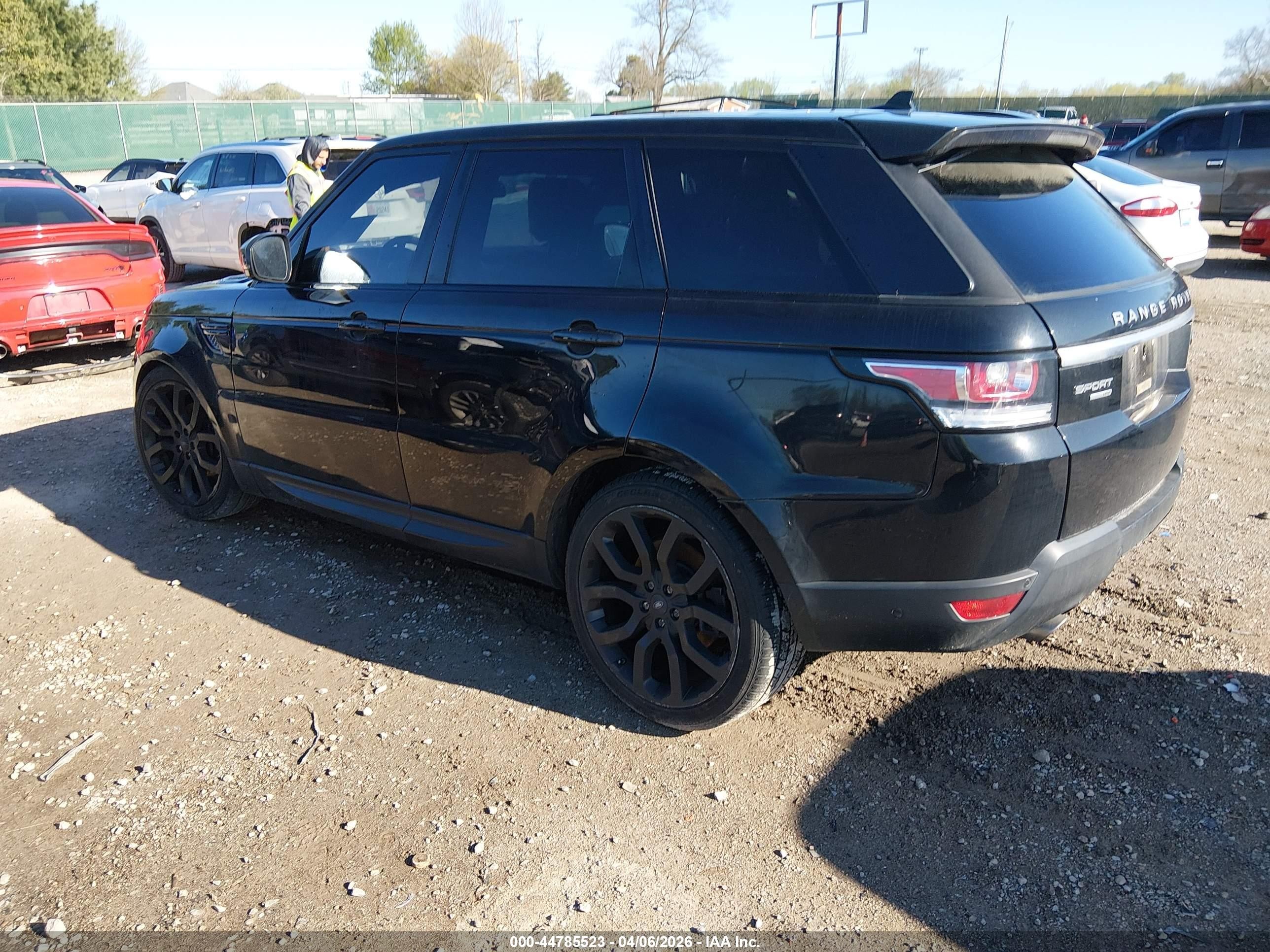 2015 Land Rover Range Rover Sport 3.0l V6 Supercharged Hse Black vin: SALWR2VF2FA615444