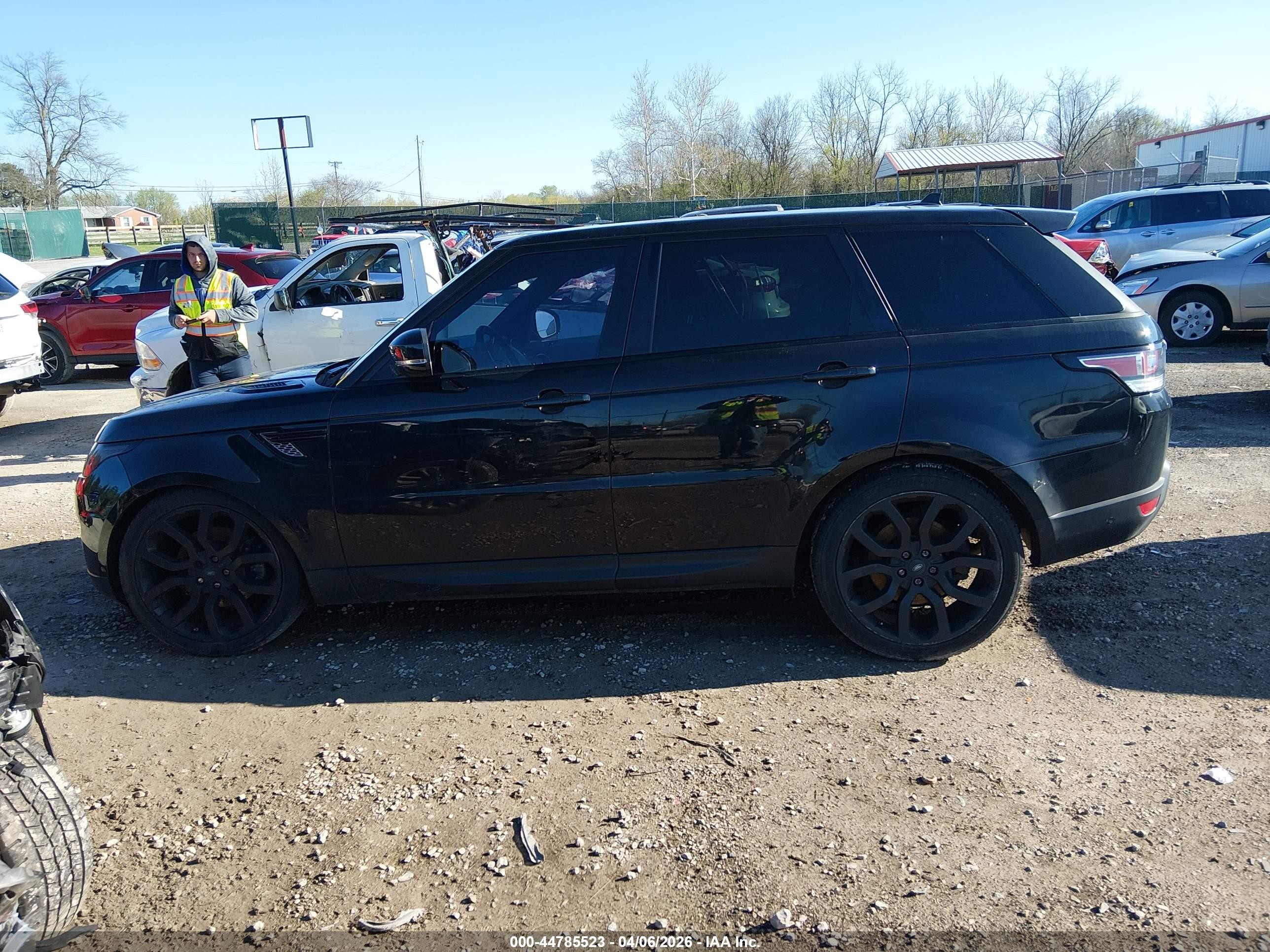 2015 Land Rover Range Rover Sport 3.0l V6 Supercharged Hse Black vin: SALWR2VF2FA615444