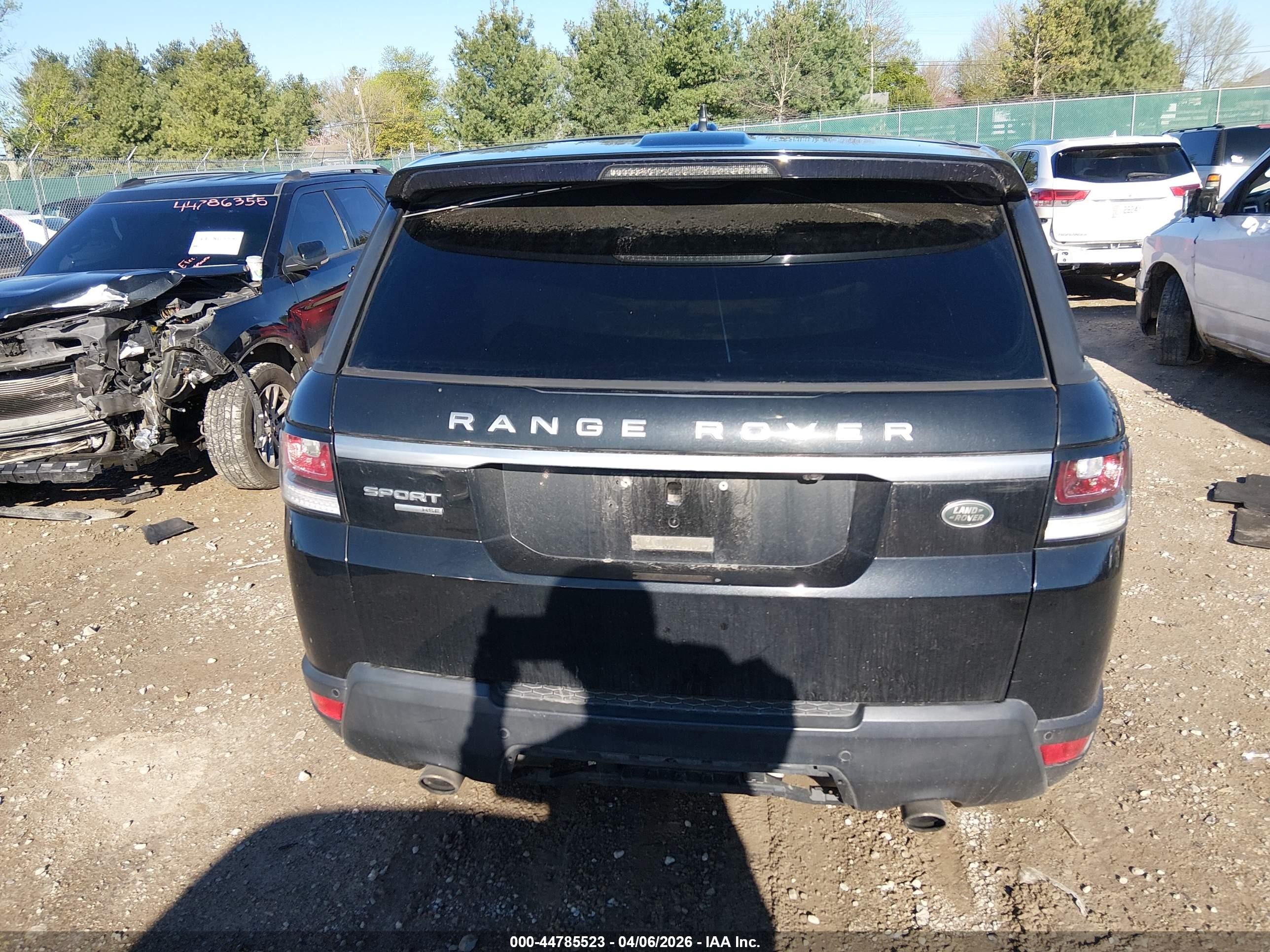 2015 Land Rover Range Rover Sport 3.0l V6 Supercharged Hse Black vin: SALWR2VF2FA615444