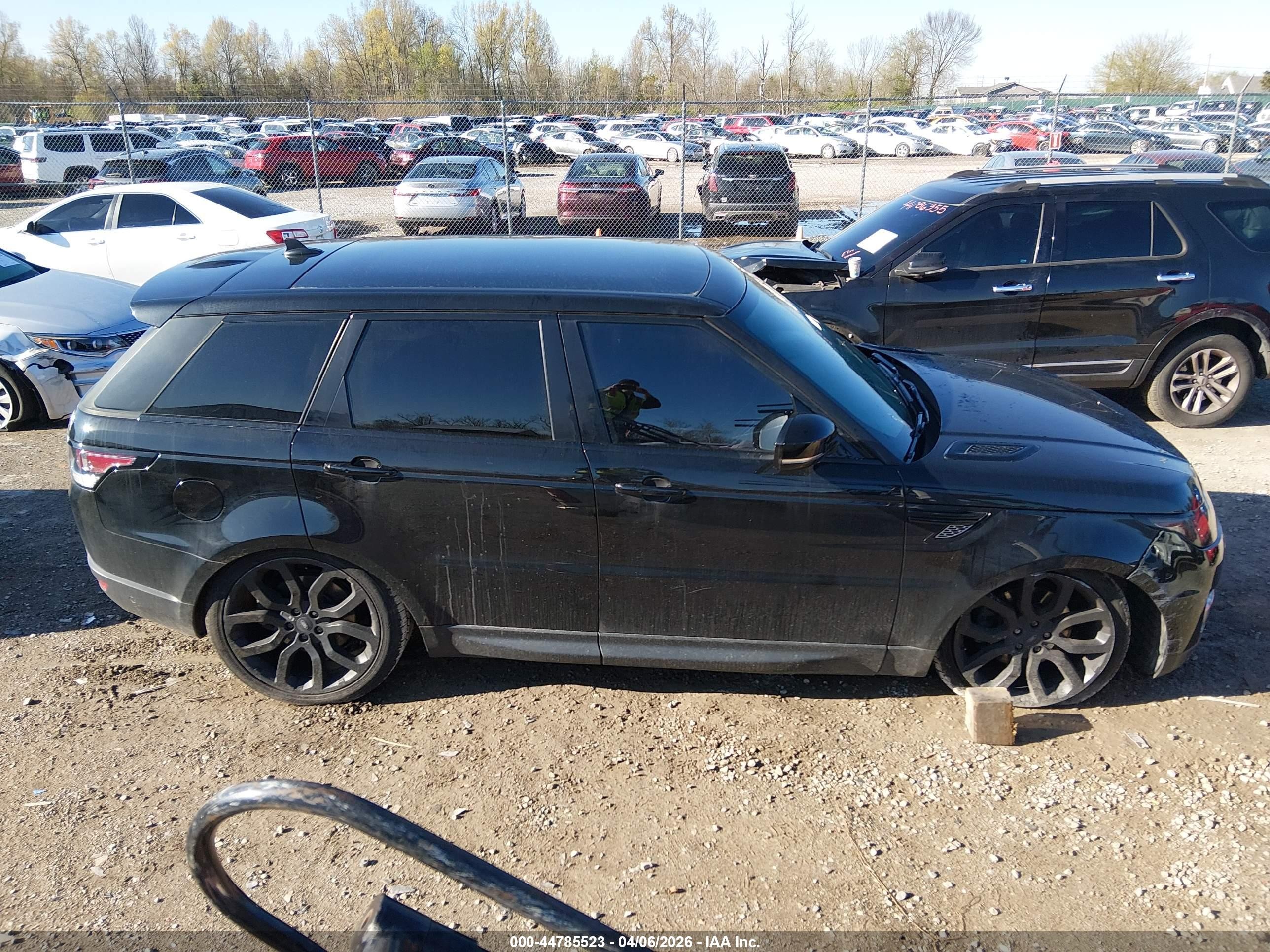 2015 Land Rover Range Rover Sport 3.0l V6 Supercharged Hse Black vin: SALWR2VF2FA615444