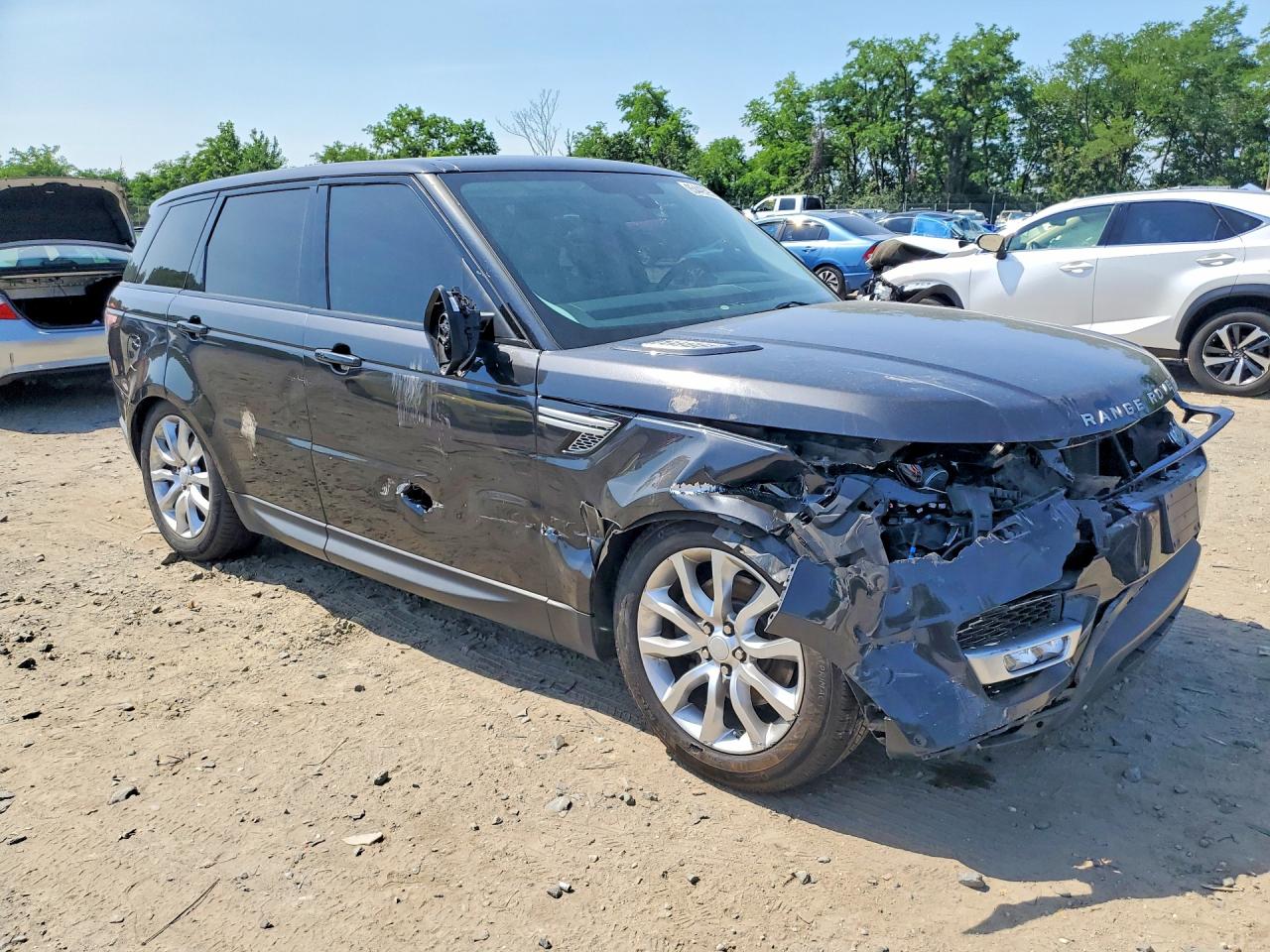 2015 Land Rover Range Rover Sport Hse Black vin: SALWR2VF2FA624242