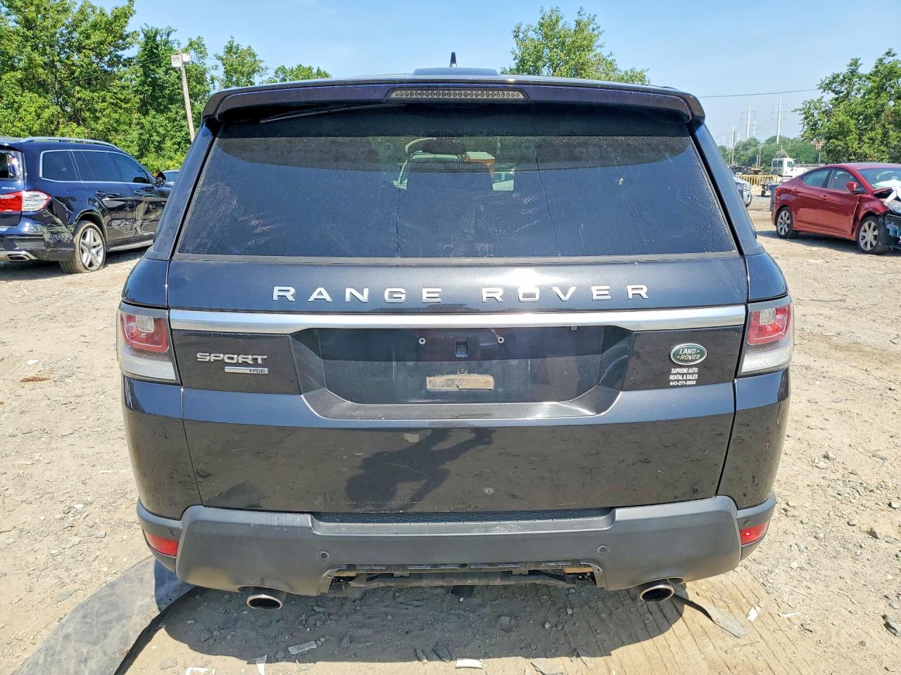 2015 Land Rover Range Rover Sport Hse Black vin: SALWR2VF2FA624242