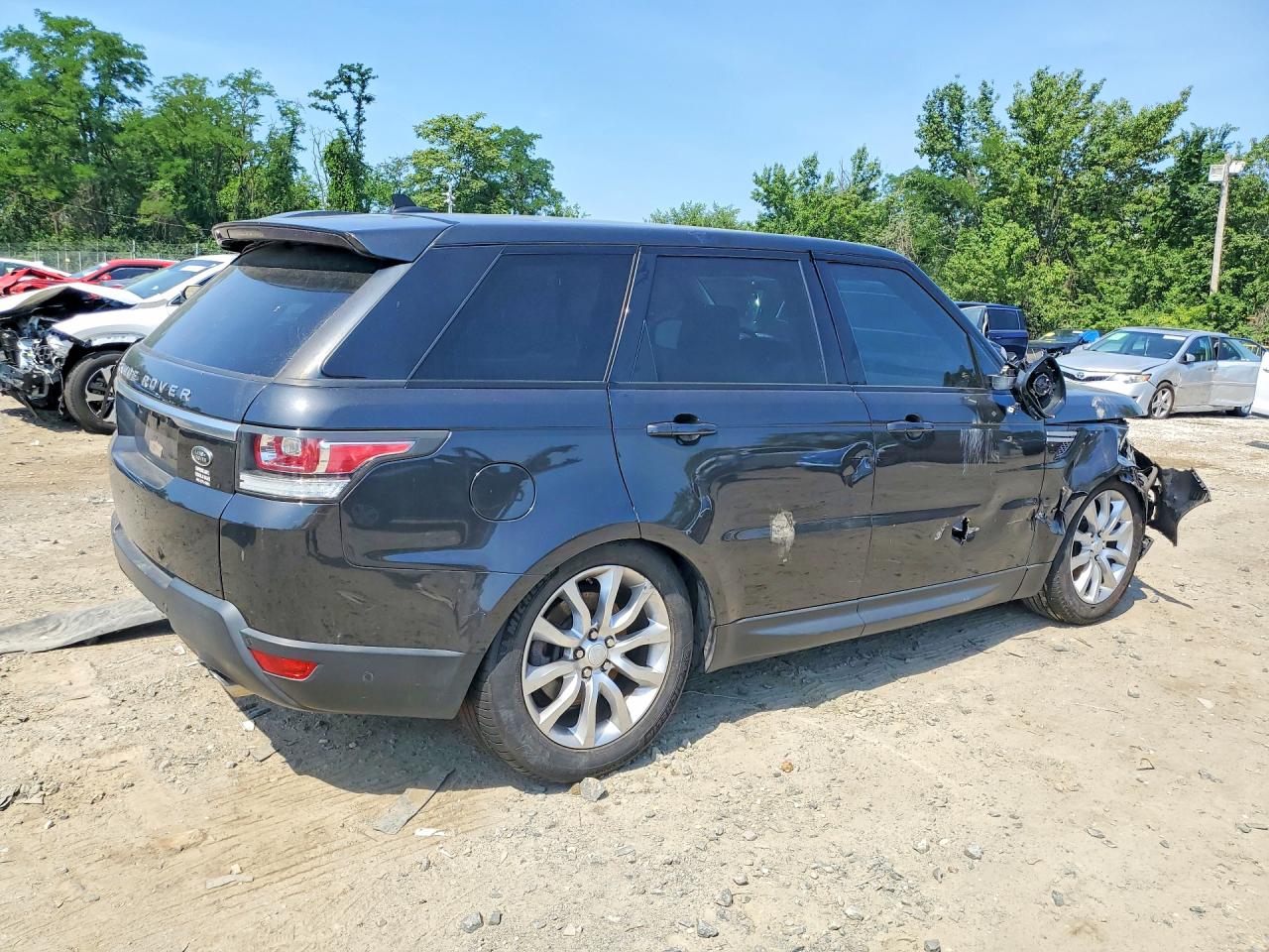 2015 Land Rover Range Rover Sport Hse Black vin: SALWR2VF2FA624242