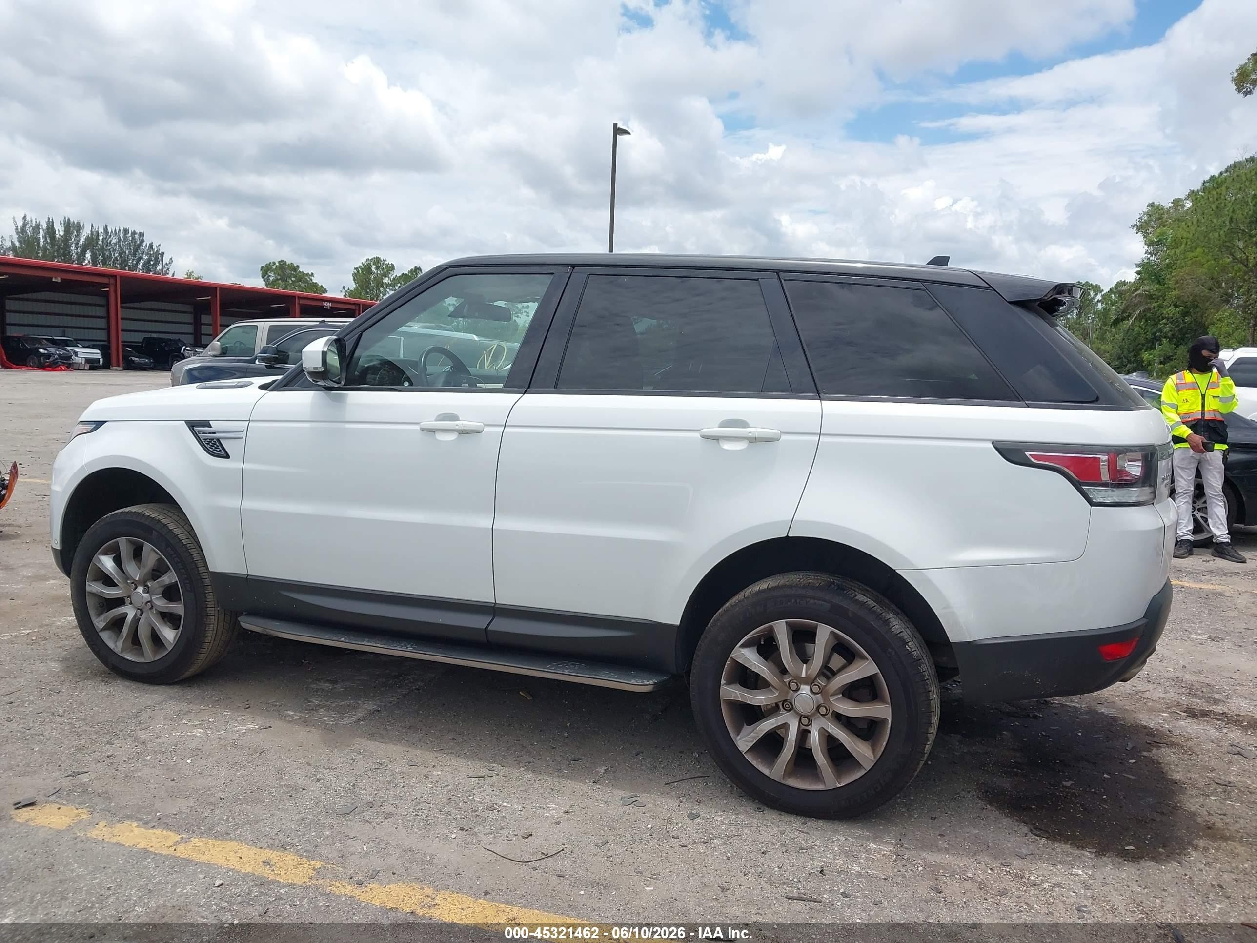 2015 Land Rover Range Rover Sport 3.0l V6 Supercharged Hse White vin: SALWR2VF2FA625665