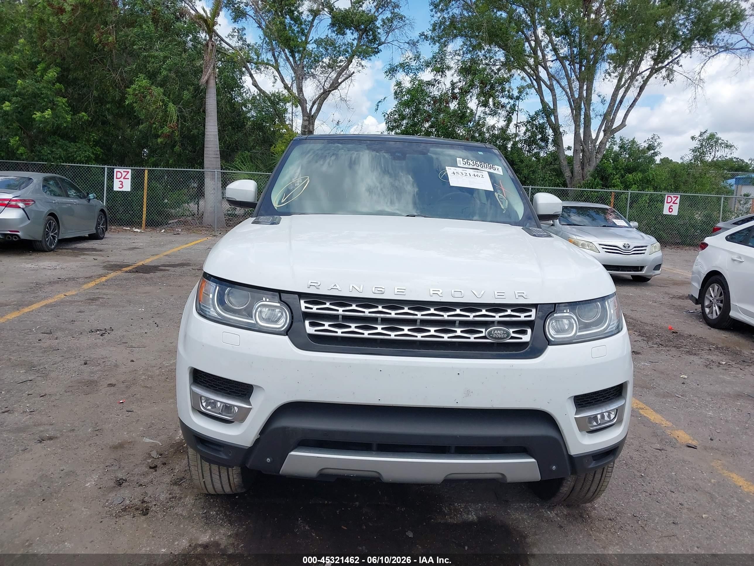 2015 Land Rover Range Rover Sport 3.0l V6 Supercharged Hse White vin: SALWR2VF2FA625665