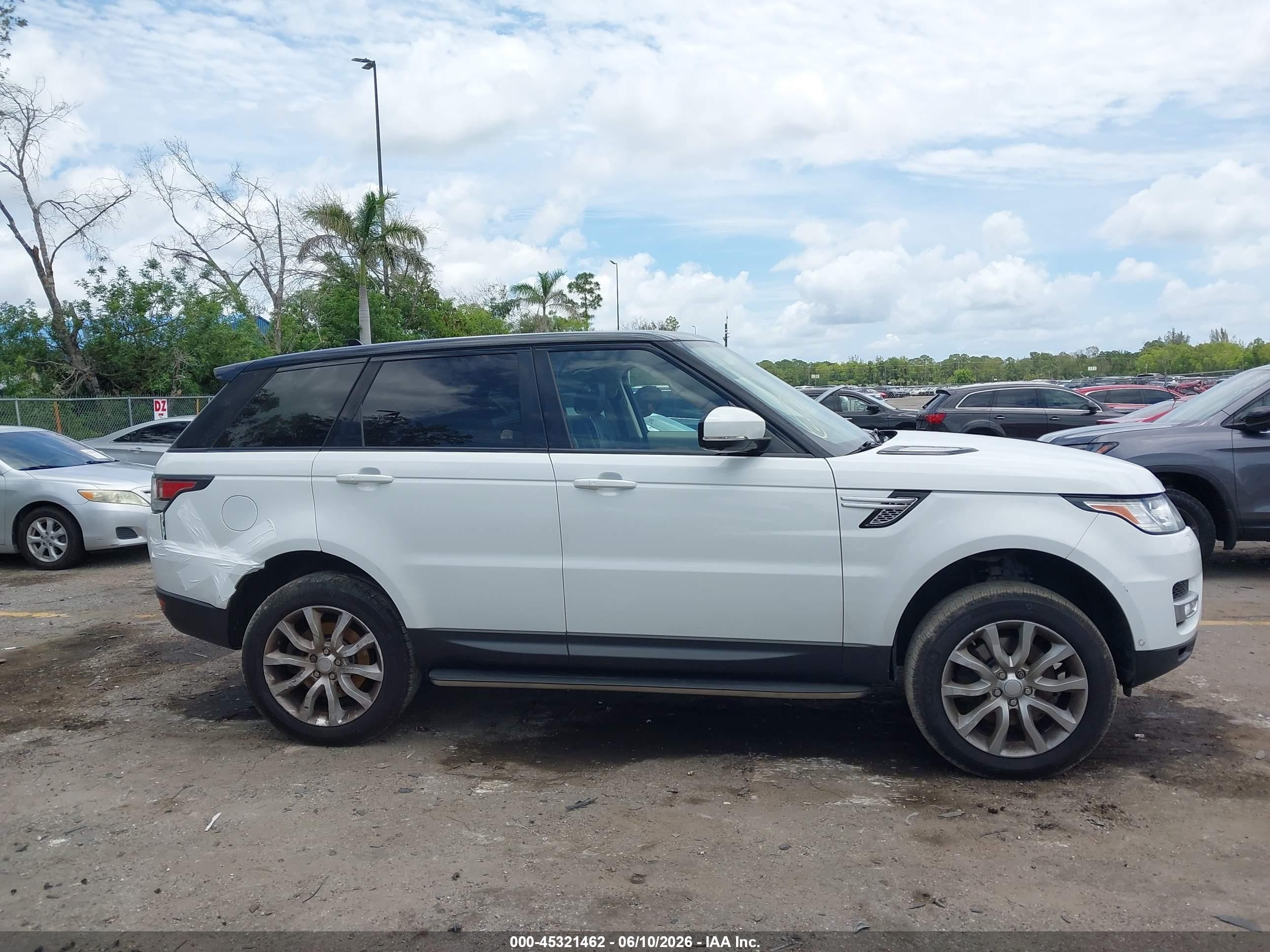 2015 Land Rover Range Rover Sport 3.0l V6 Supercharged Hse White vin: SALWR2VF2FA625665