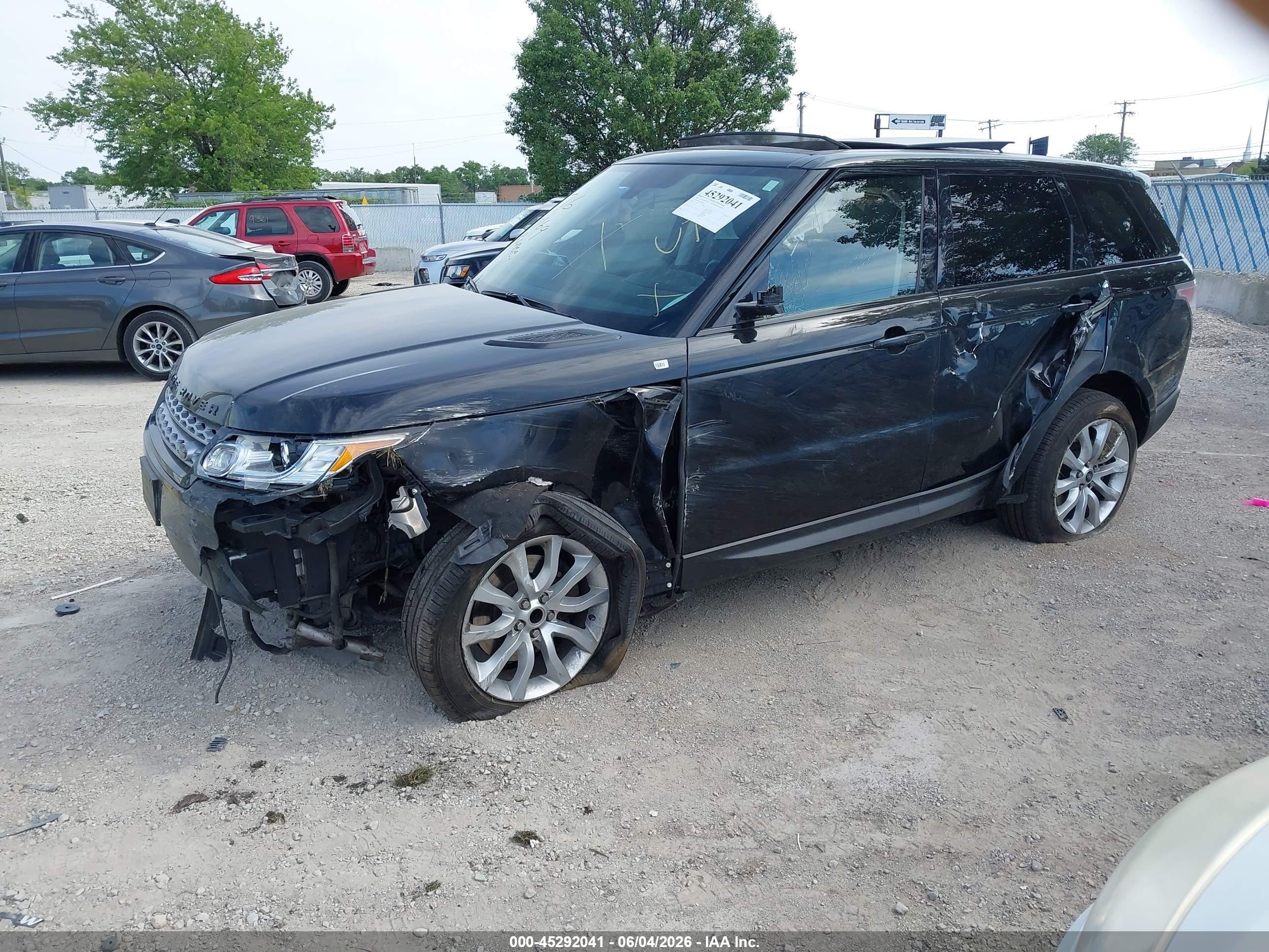 2014 Land Rover Range Rover Sport 3.0l V6 Supercharged Hse Black vin: SALWR2VF3EA305110