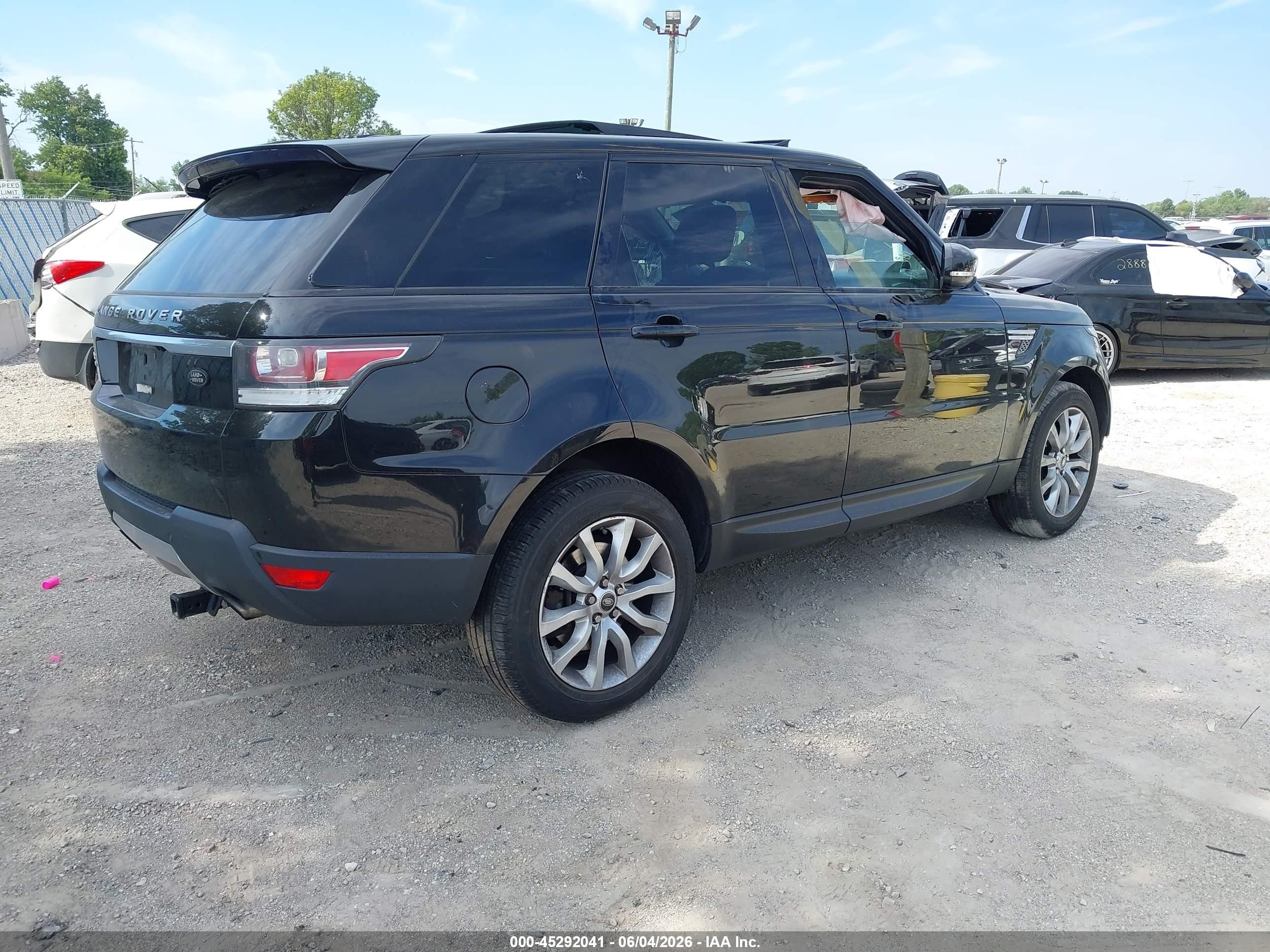 2014 Land Rover Range Rover Sport 3.0l V6 Supercharged Hse Black vin: SALWR2VF3EA305110