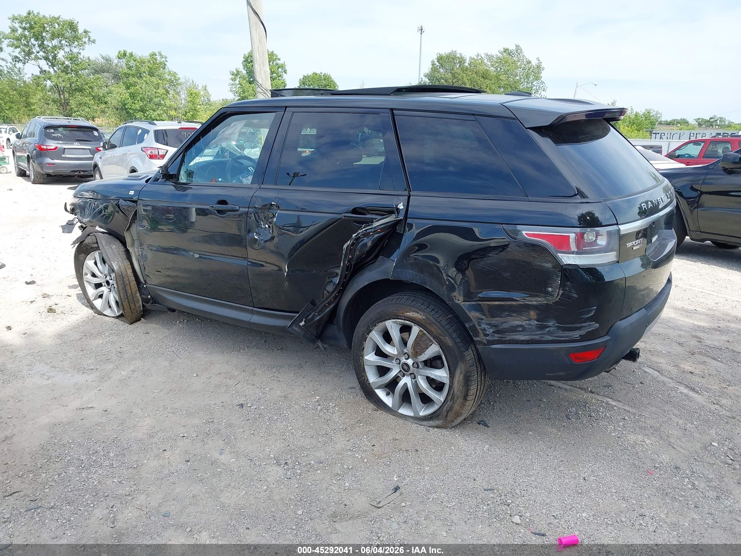 2014 Land Rover Range Rover Sport 3.0l V6 Supercharged Hse Black vin: SALWR2VF3EA305110