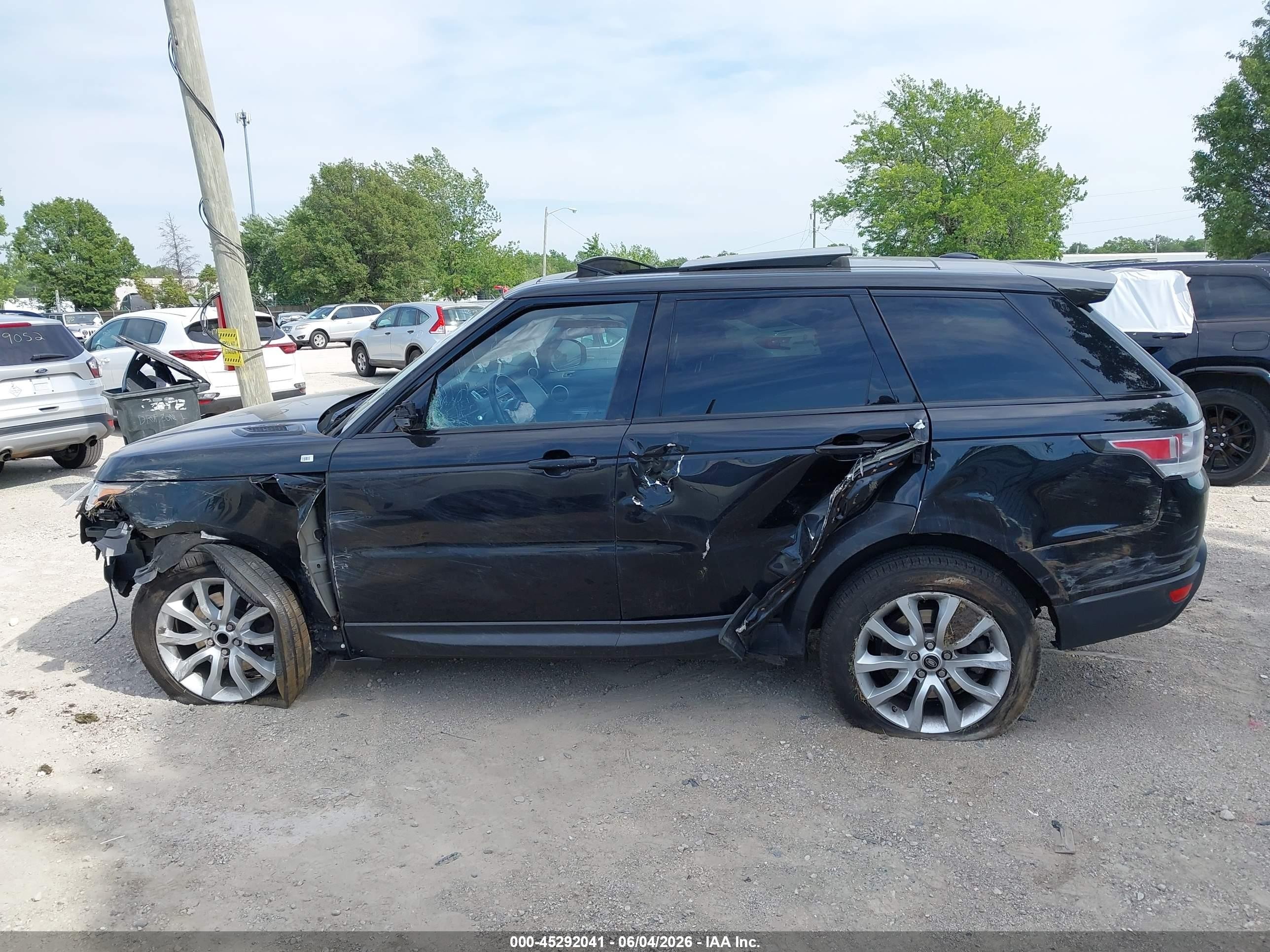 2014 Land Rover Range Rover Sport 3.0l V6 Supercharged Hse Black vin: SALWR2VF3EA305110