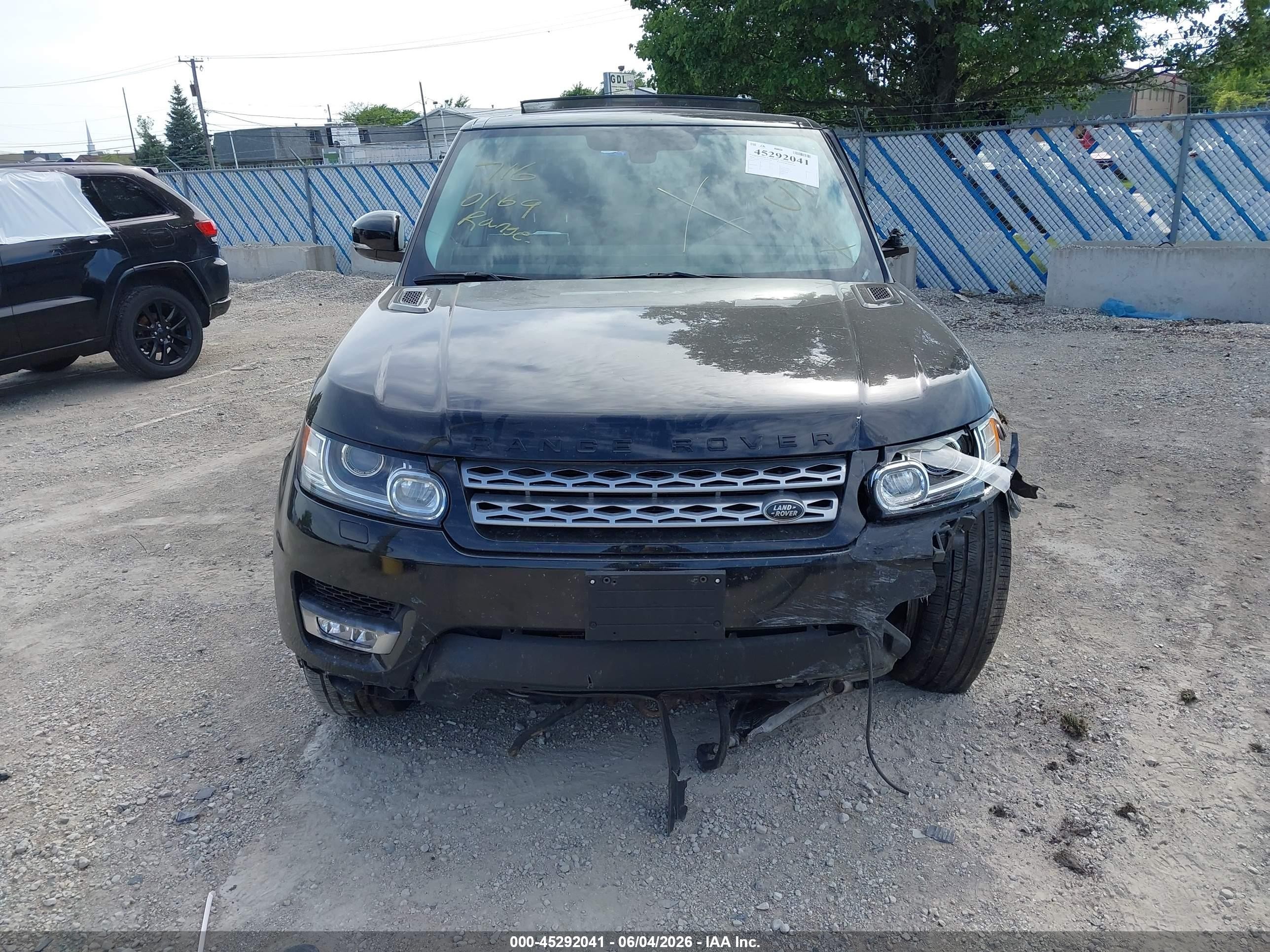 2014 Land Rover Range Rover Sport 3.0l V6 Supercharged Hse Black vin: SALWR2VF3EA305110