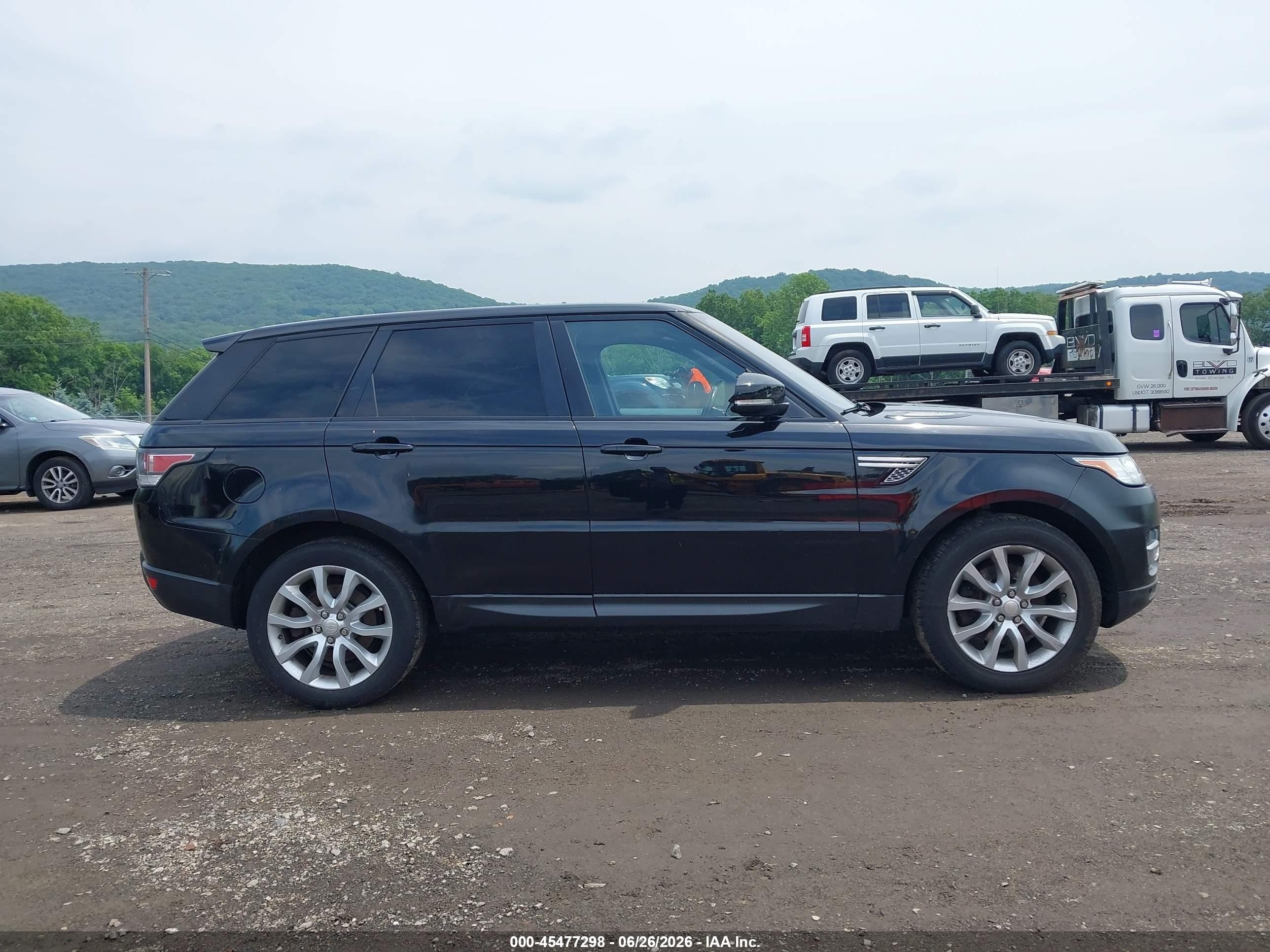 2015 Land Rover Range Rover Sport 3.0l V6 Supercharged Hse Black vin: SALWR2VF3FA514820