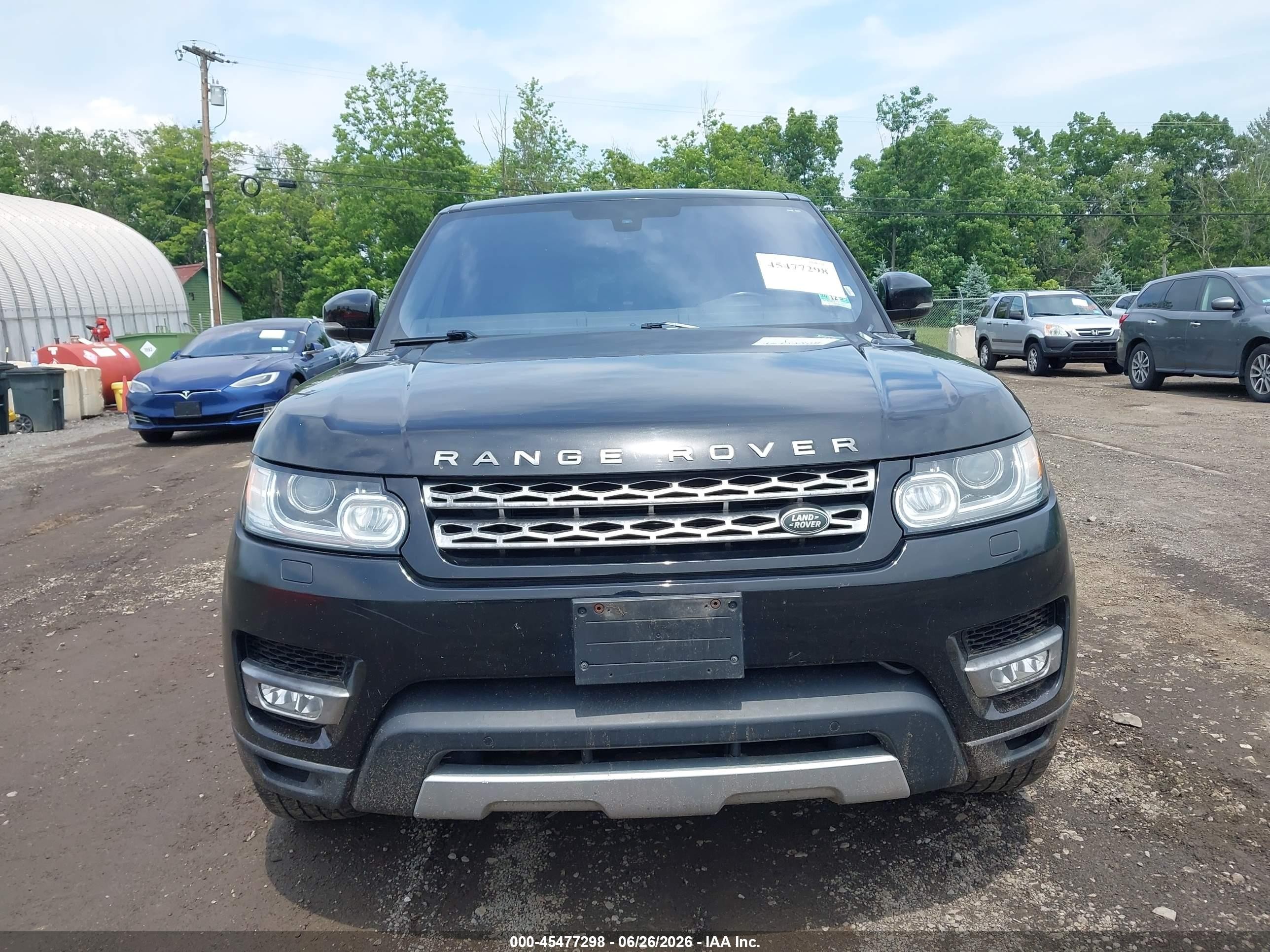 2015 Land Rover Range Rover Sport 3.0l V6 Supercharged Hse Black vin: SALWR2VF3FA514820