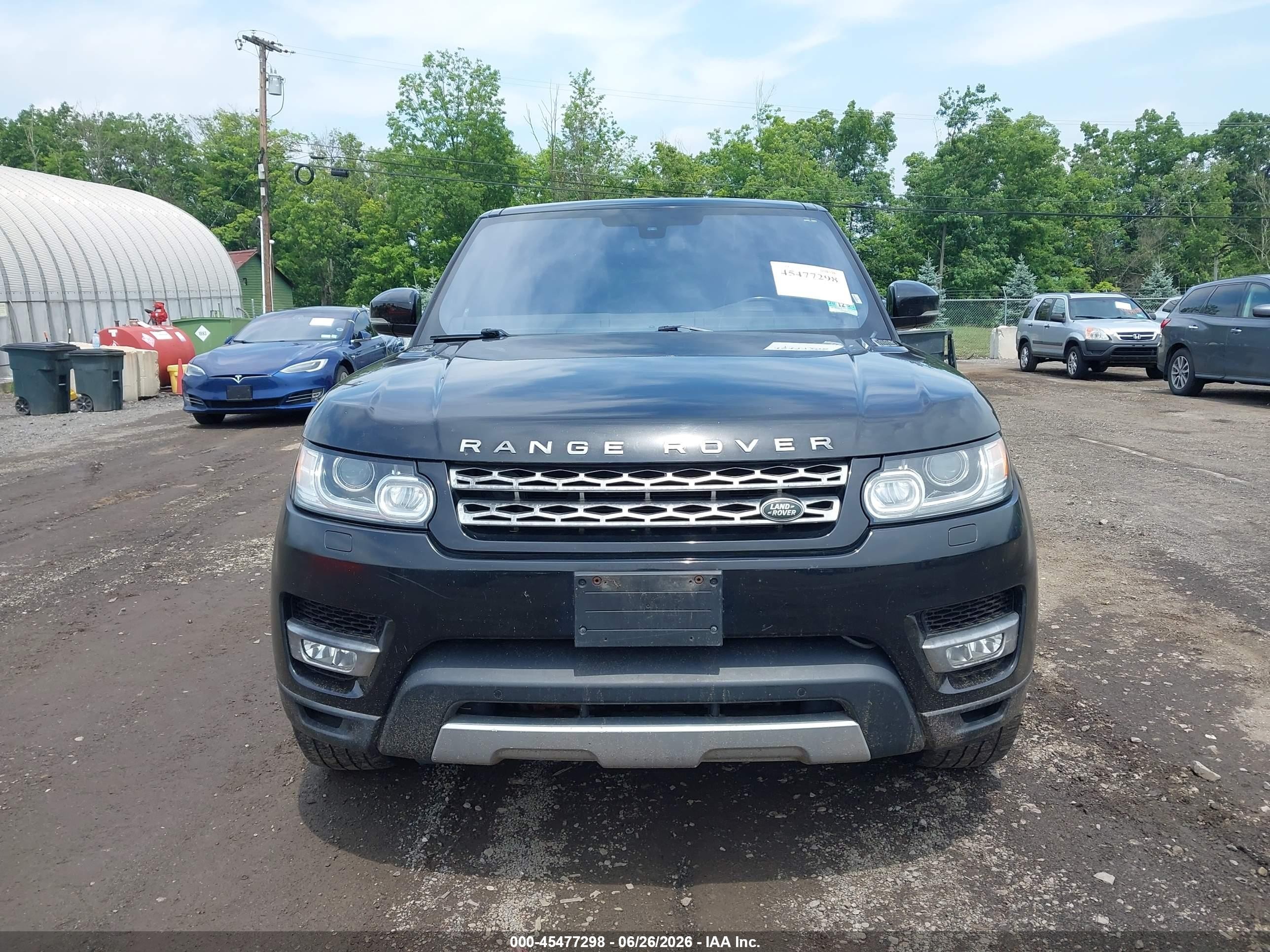 2015 Land Rover Range Rover Sport 3.0l V6 Supercharged Hse Black vin: SALWR2VF3FA514820