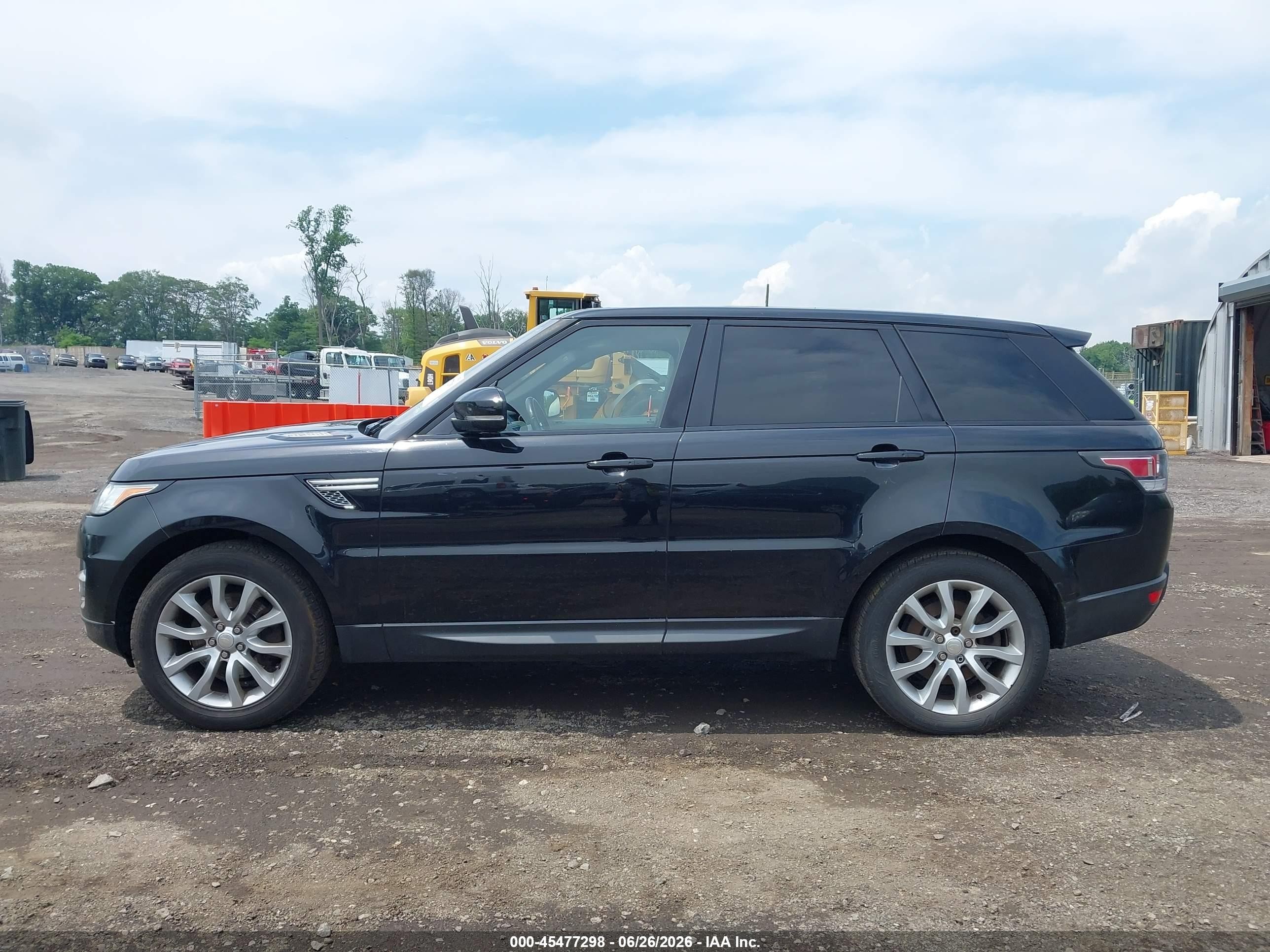 2015 Land Rover Range Rover Sport 3.0l V6 Supercharged Hse Black vin: SALWR2VF3FA514820