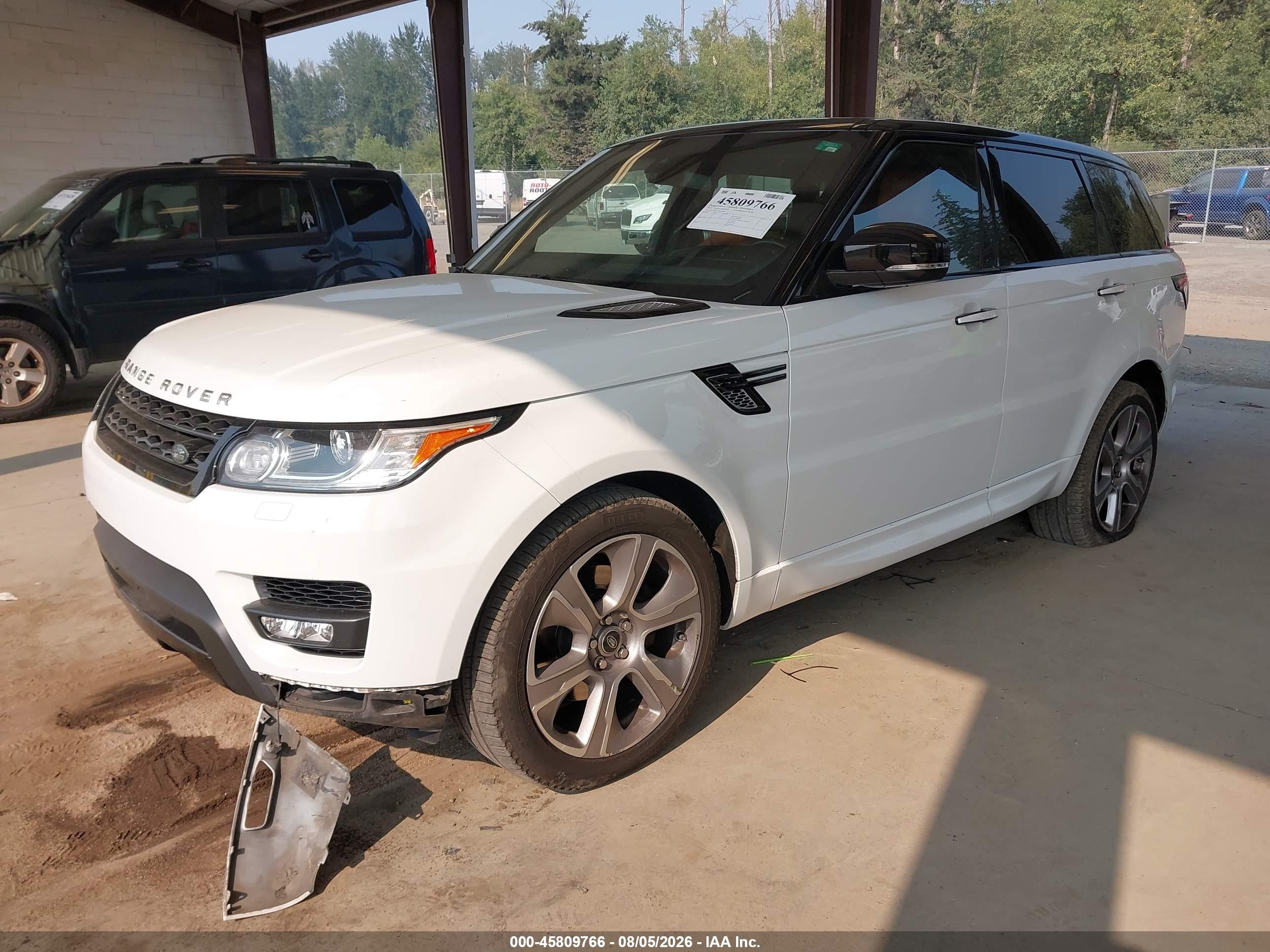 2015 Land Rover Range Rover Sport 3.0l V6 Supercharged Hse White vin: SALWR2VF3FA618949