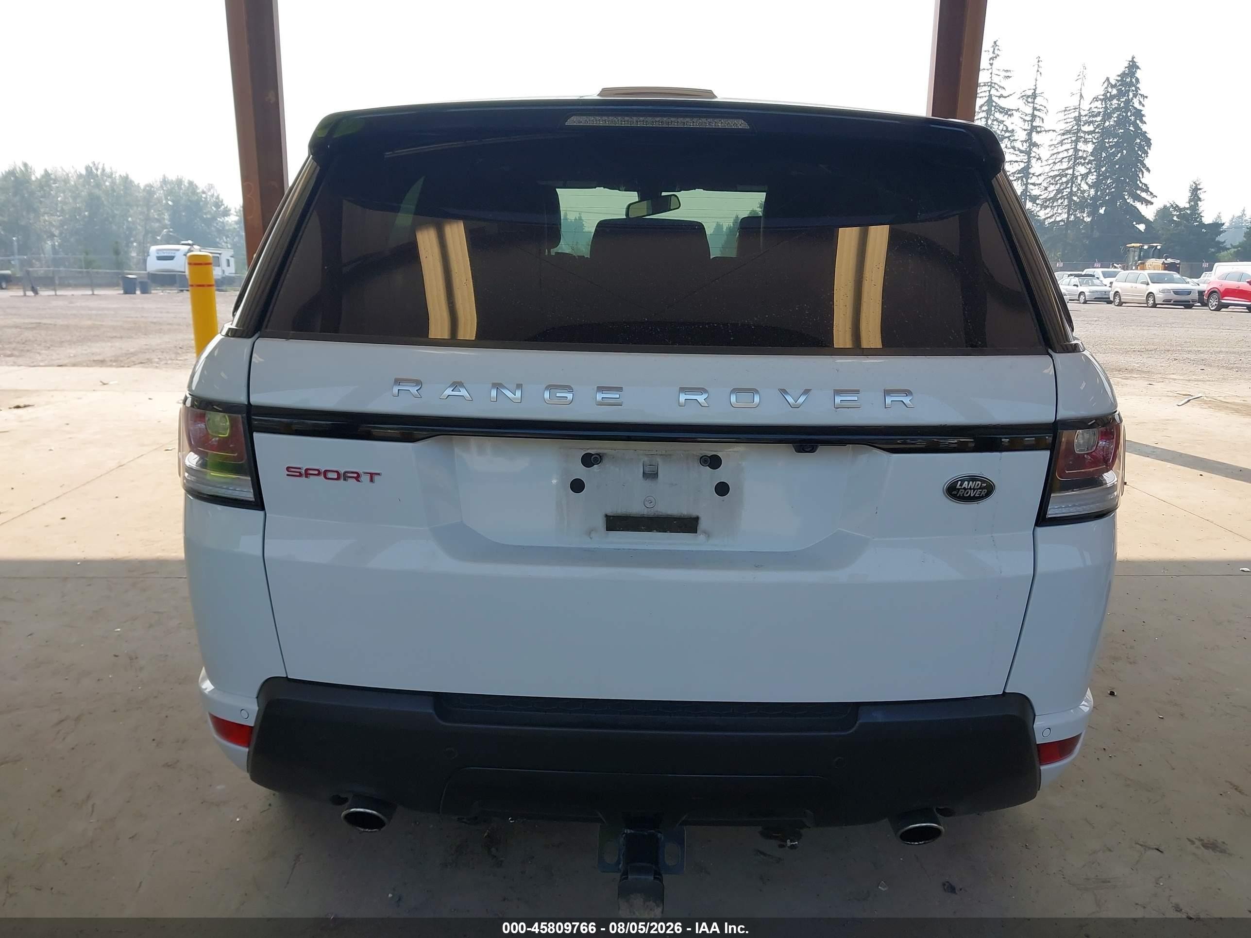 2015 Land Rover Range Rover Sport 3.0l V6 Supercharged Hse White vin: SALWR2VF3FA618949