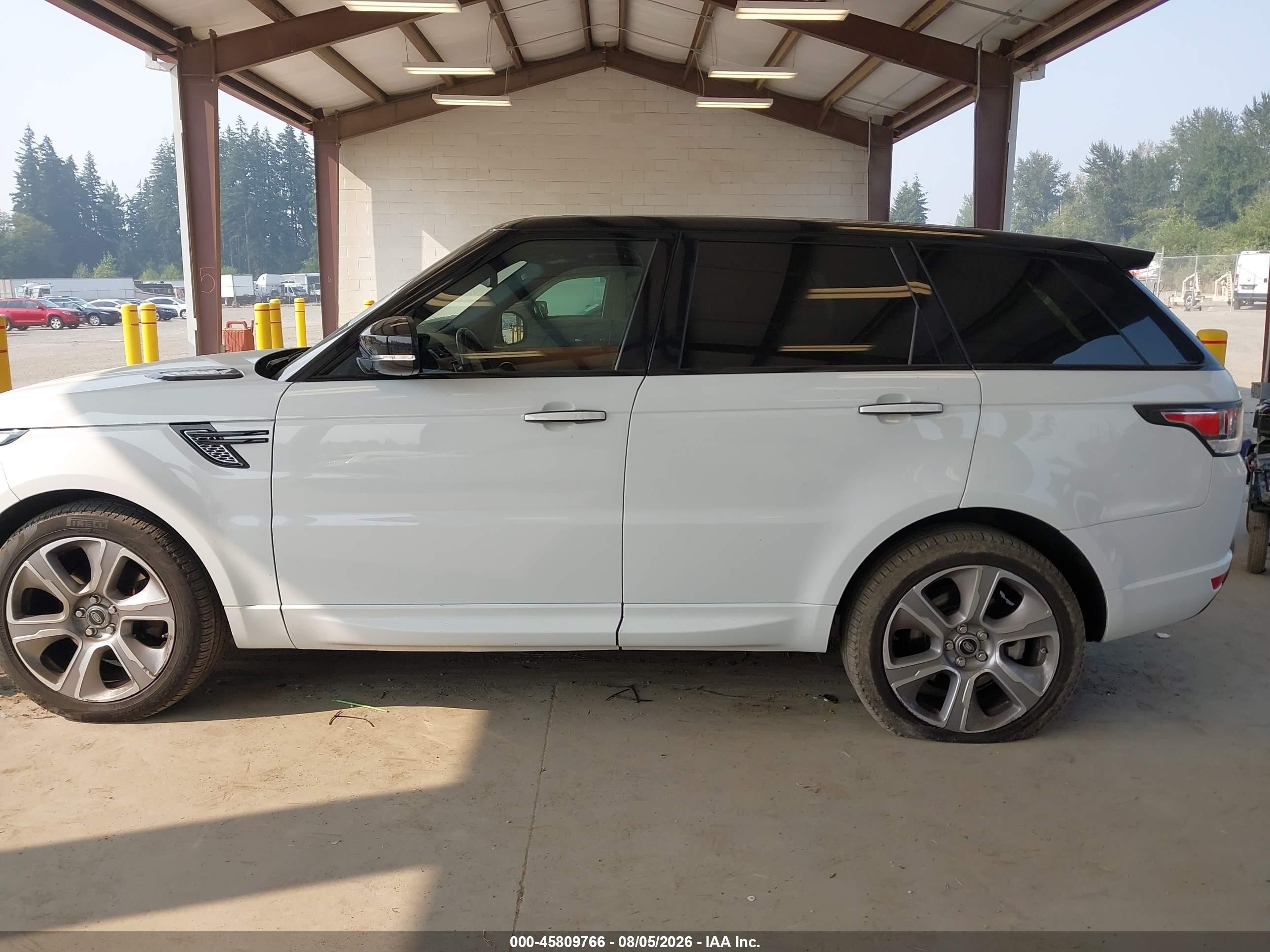 2015 Land Rover Range Rover Sport 3.0l V6 Supercharged Hse White vin: SALWR2VF3FA618949