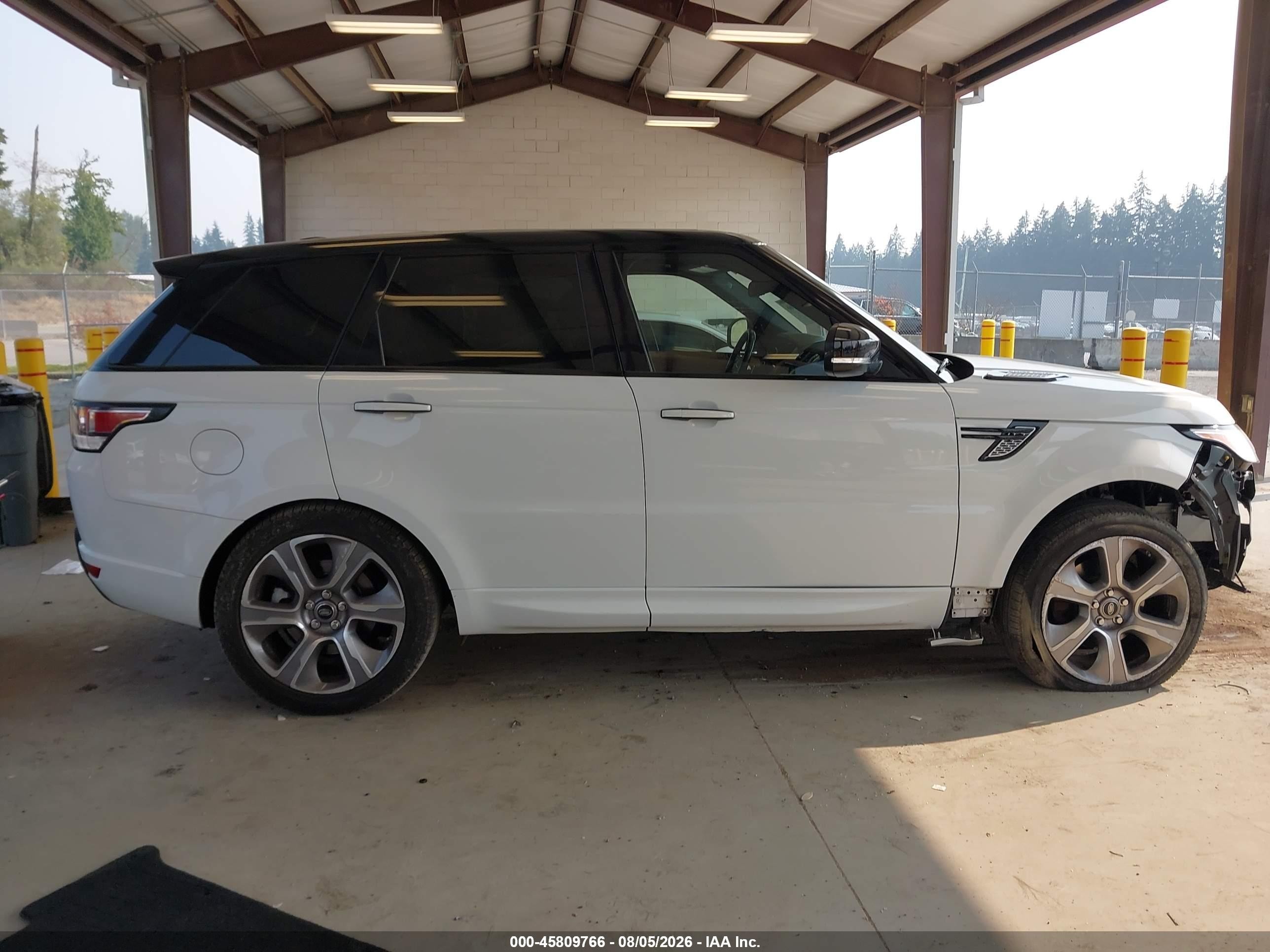 2015 Land Rover Range Rover Sport 3.0l V6 Supercharged Hse White vin: SALWR2VF3FA618949
