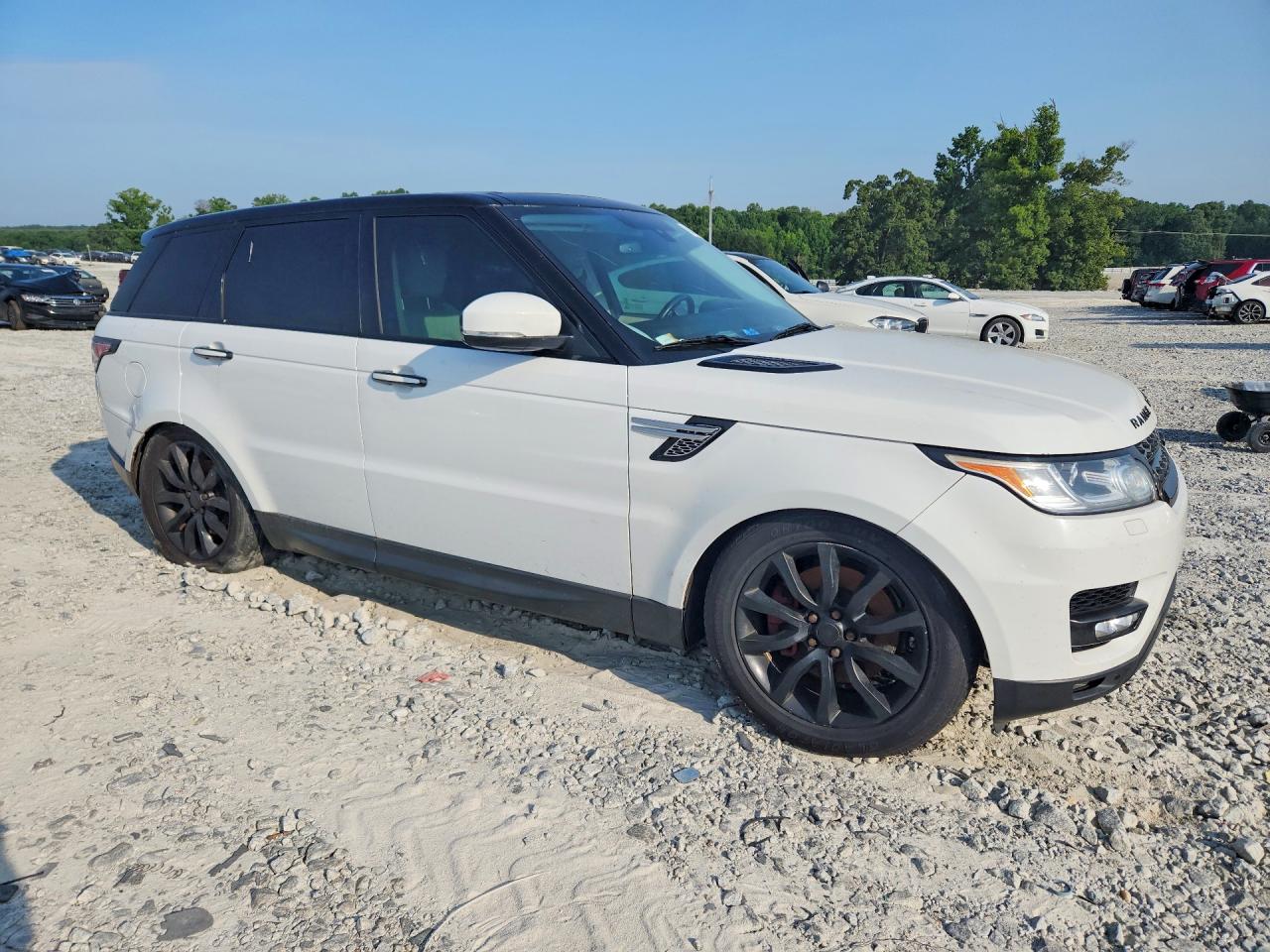 2014 Land Rover Range Rover Sport Hse White vin: SALWR2VF4EA306282