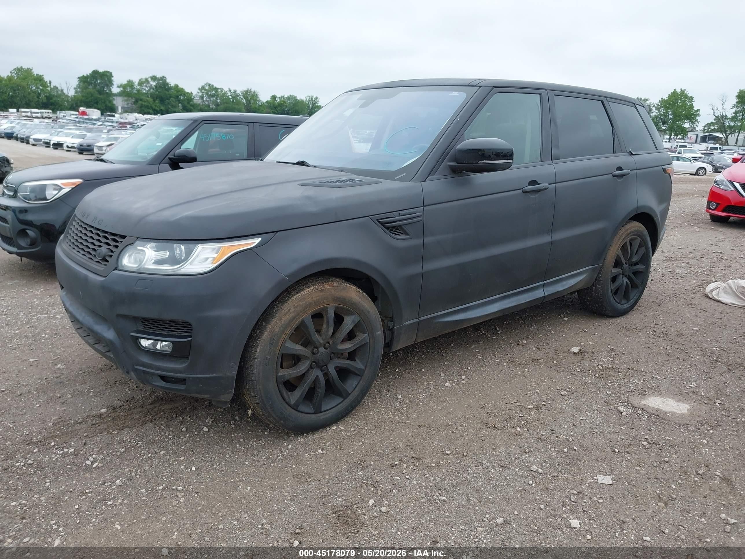 2015 Land Rover Range Rover Sport 3.0l V6 Supercharged Hse Black vin: SALWR2VF4FA521226