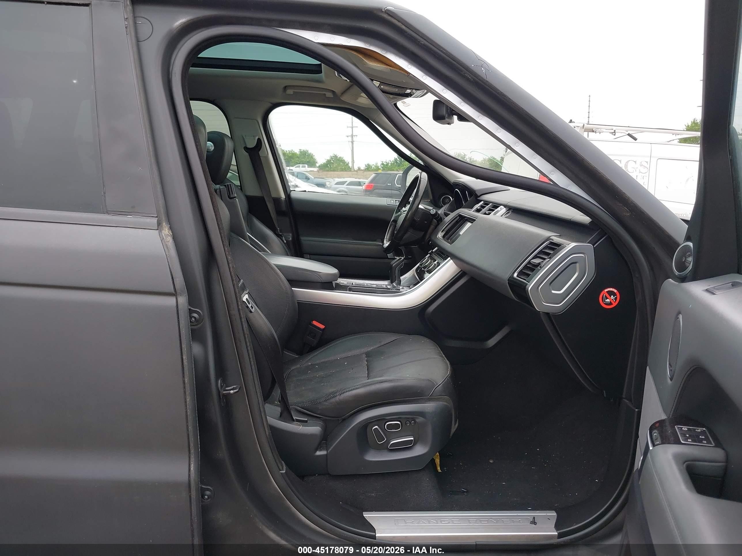 2015 Land Rover Range Rover Sport 3.0l V6 Supercharged Hse Black vin: SALWR2VF4FA521226