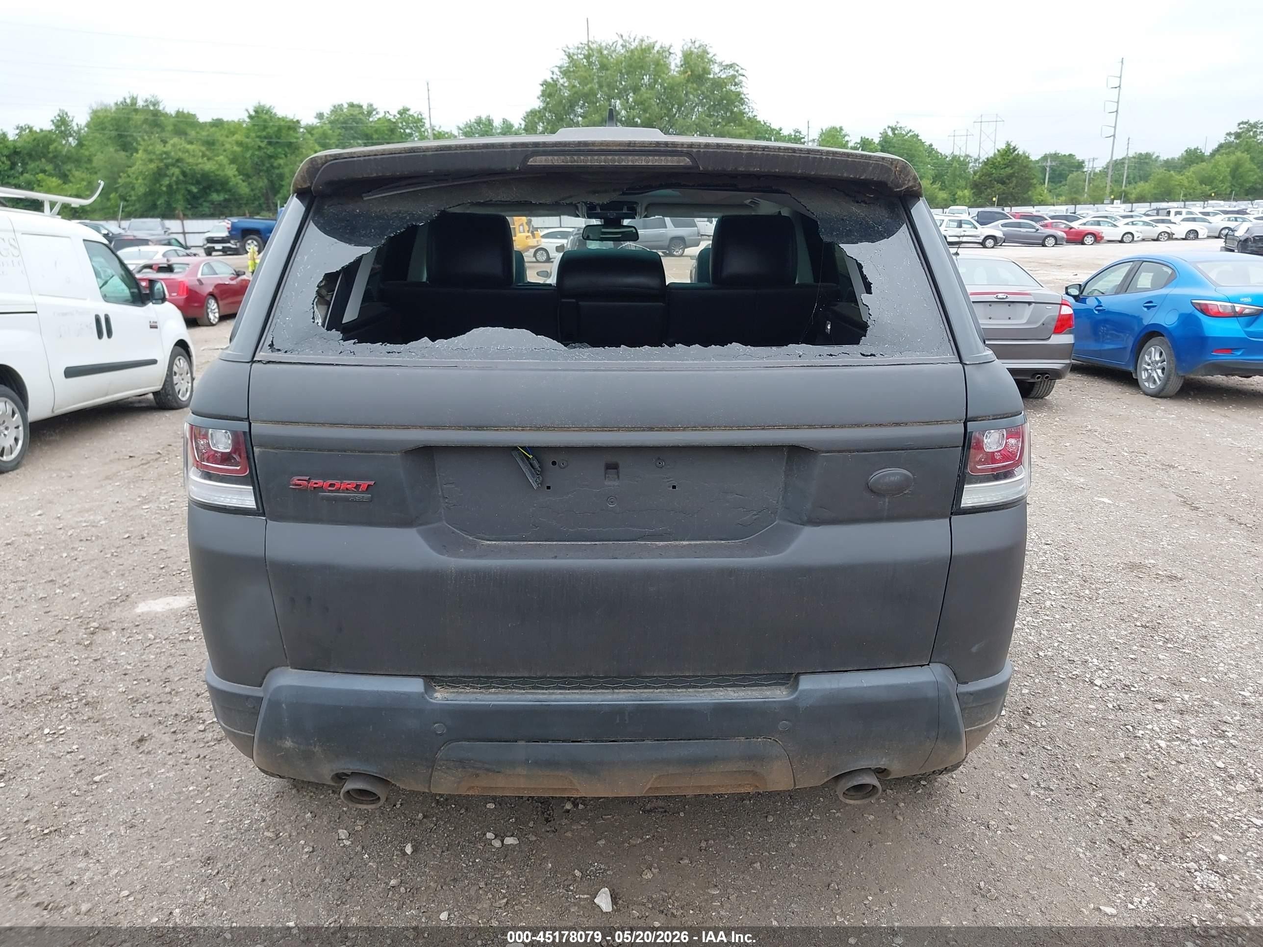 2015 Land Rover Range Rover Sport 3.0l V6 Supercharged Hse Black vin: SALWR2VF4FA521226