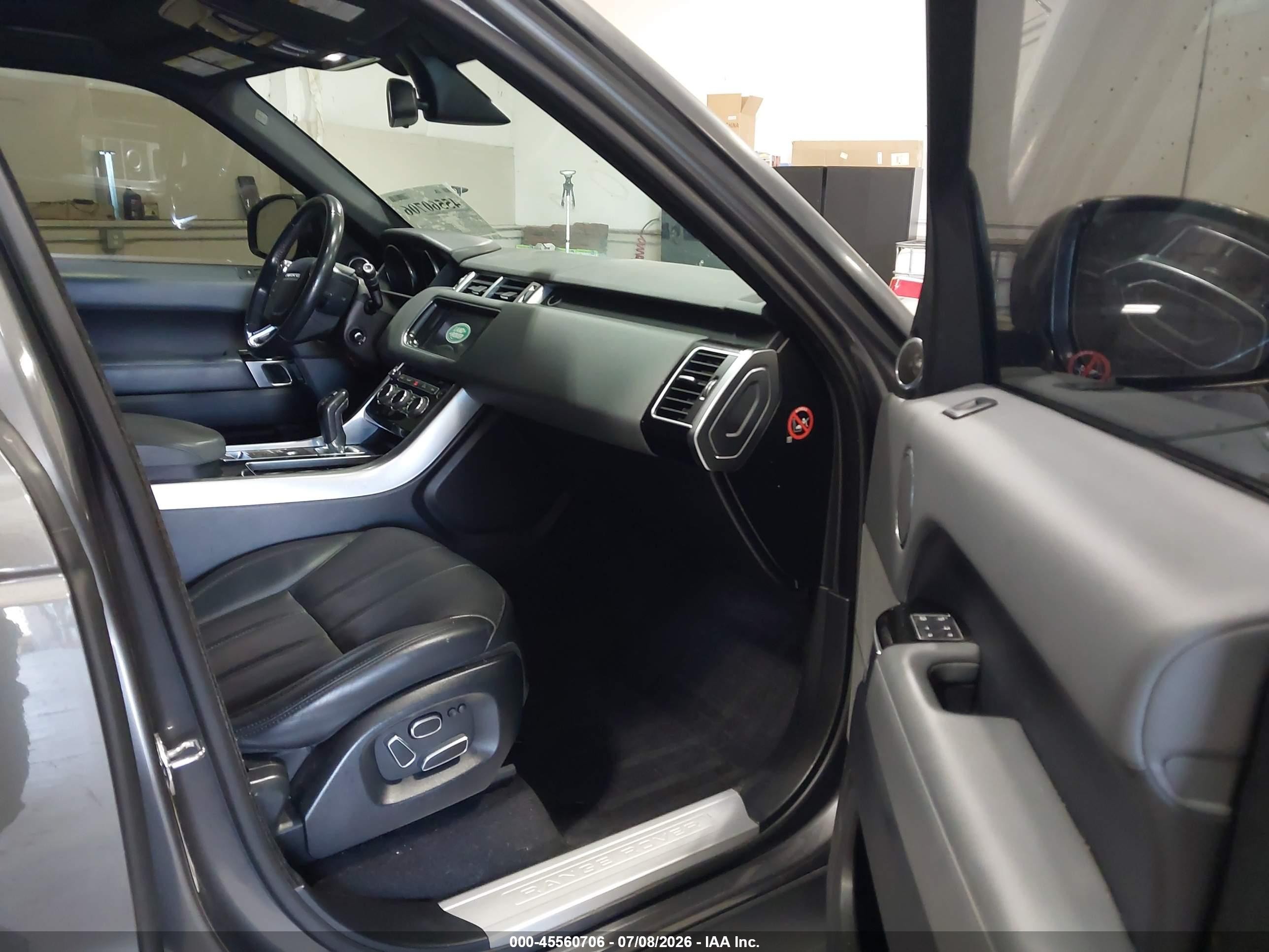 2015 Land Rover Range Rover Sport 3.0l V6 Supercharged Hse Gray vin: SALWR2VF4FA527365