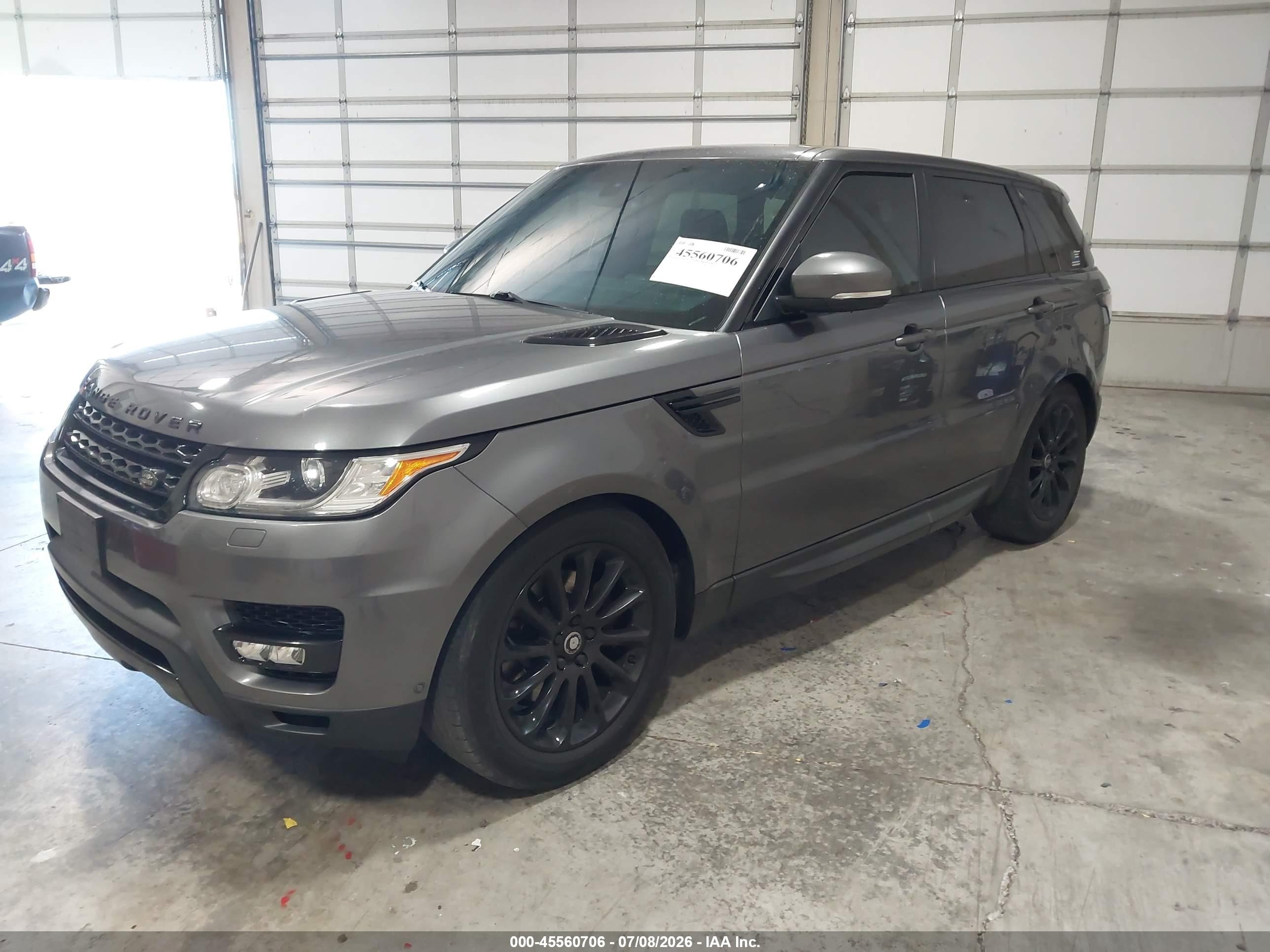 2015 Land Rover Range Rover Sport 3.0l V6 Supercharged Hse Gray vin: SALWR2VF4FA527365