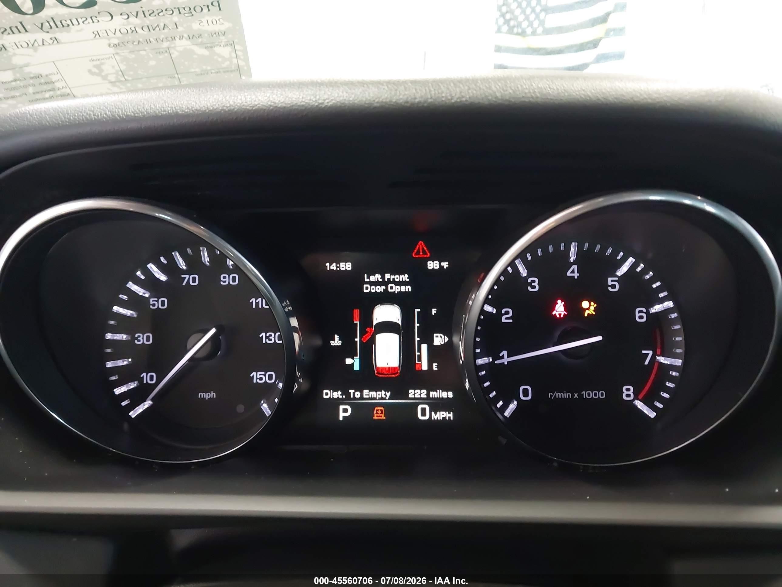 2015 Land Rover Range Rover Sport 3.0l V6 Supercharged Hse Gray vin: SALWR2VF4FA527365