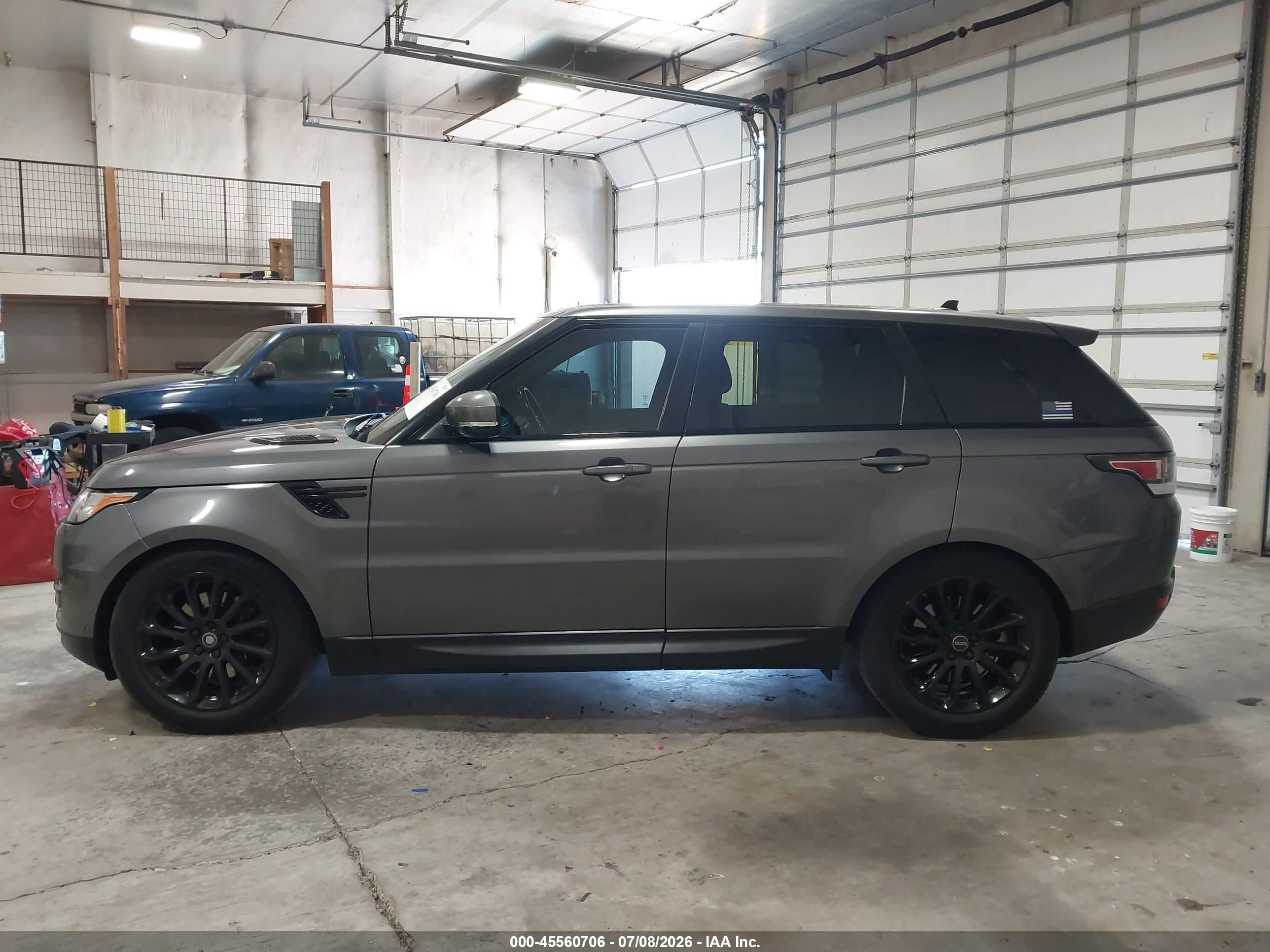 2015 Land Rover Range Rover Sport 3.0l V6 Supercharged Hse Gray vin: SALWR2VF4FA527365