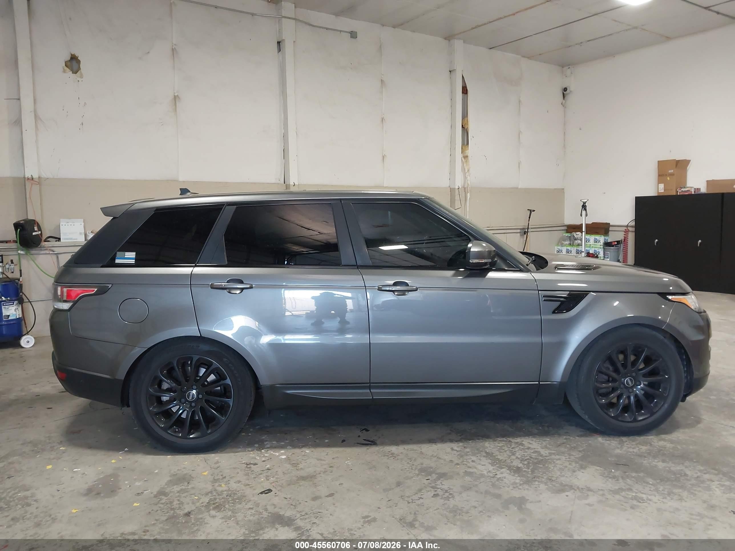 2015 Land Rover Range Rover Sport 3.0l V6 Supercharged Hse Gray vin: SALWR2VF4FA527365